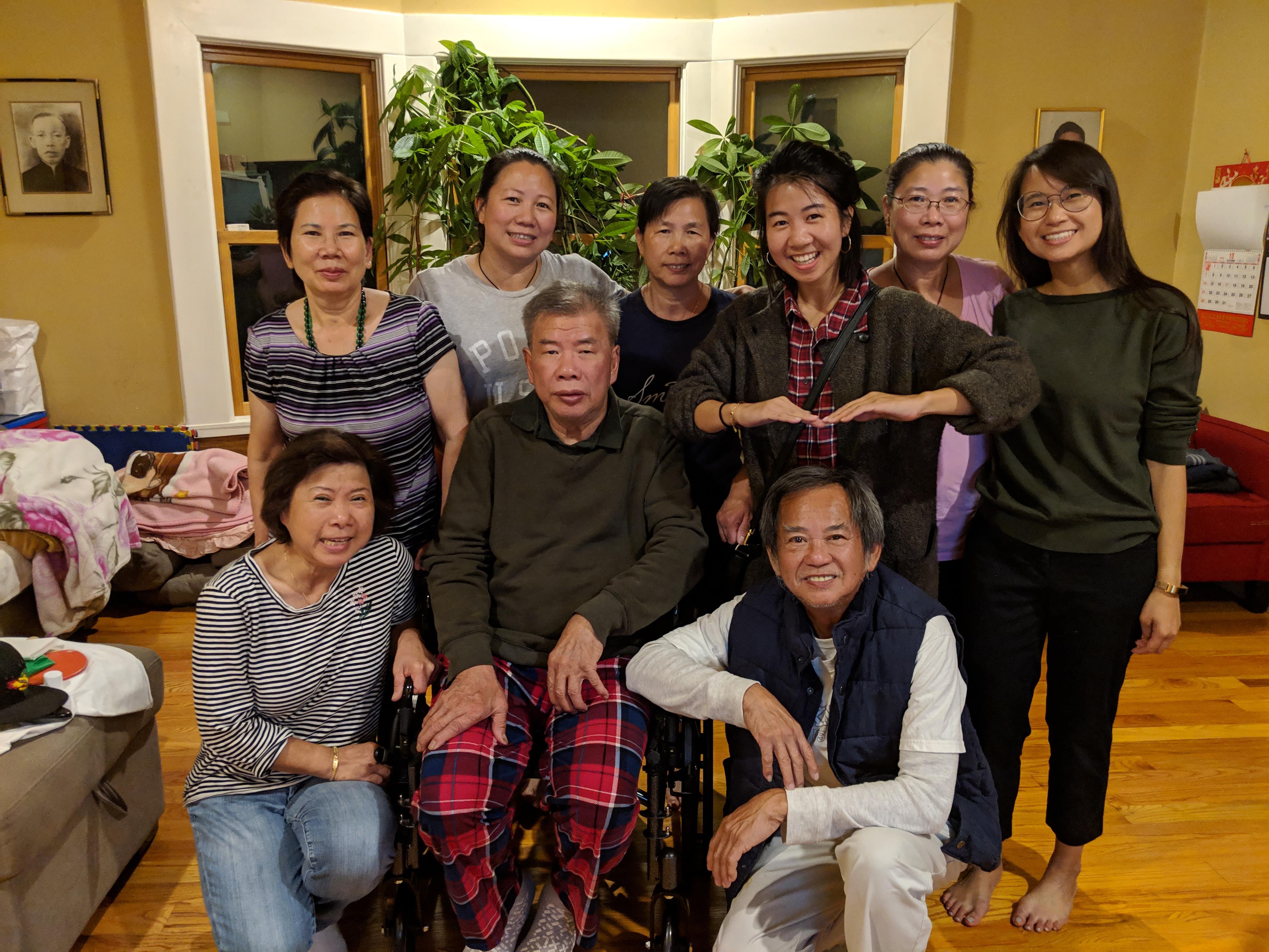 A group of people posing for a photo