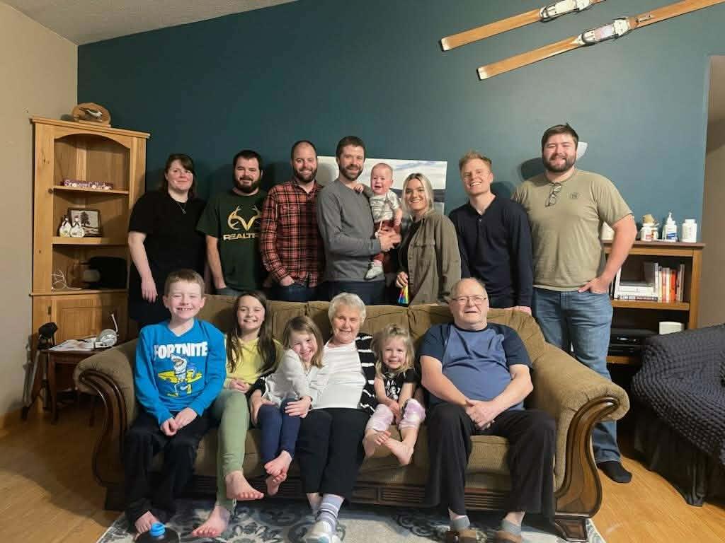 A group of people posing for a photo