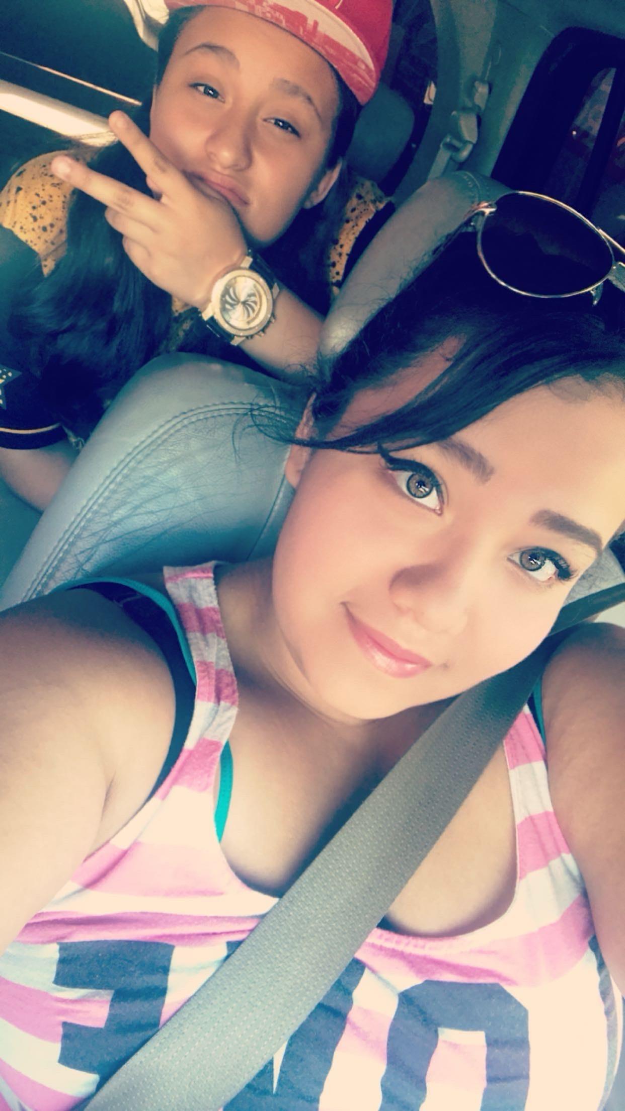 A woman taking a selfie