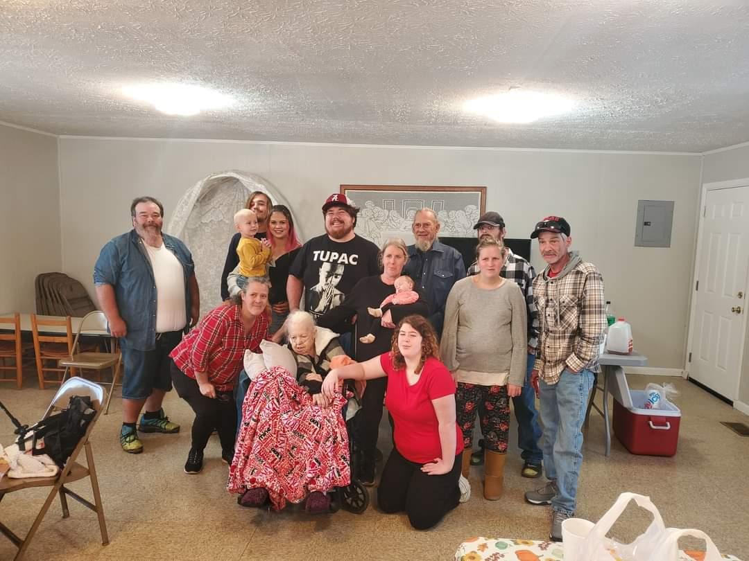 A group of people posing for a photo