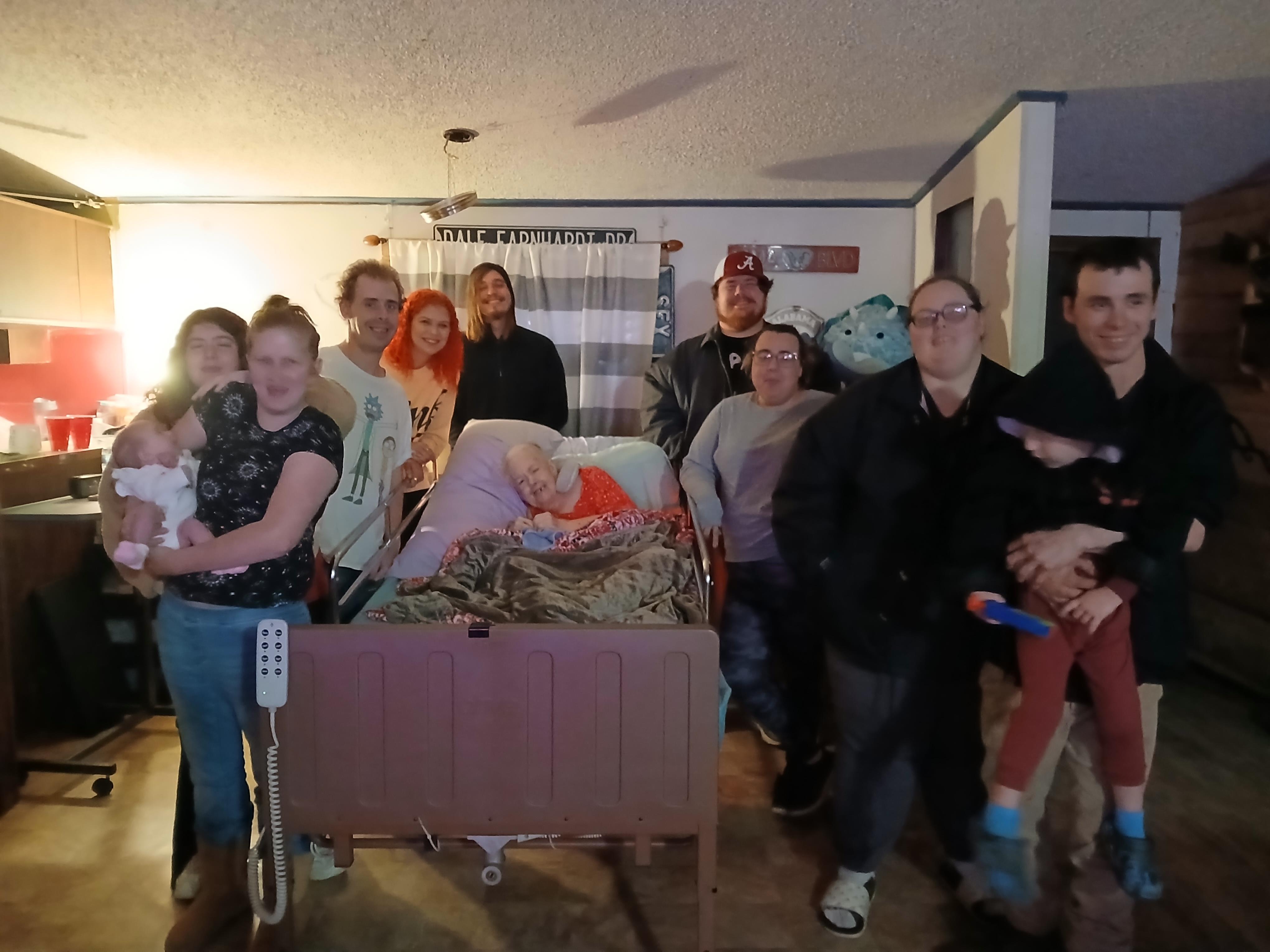 A group of people posing for a photo