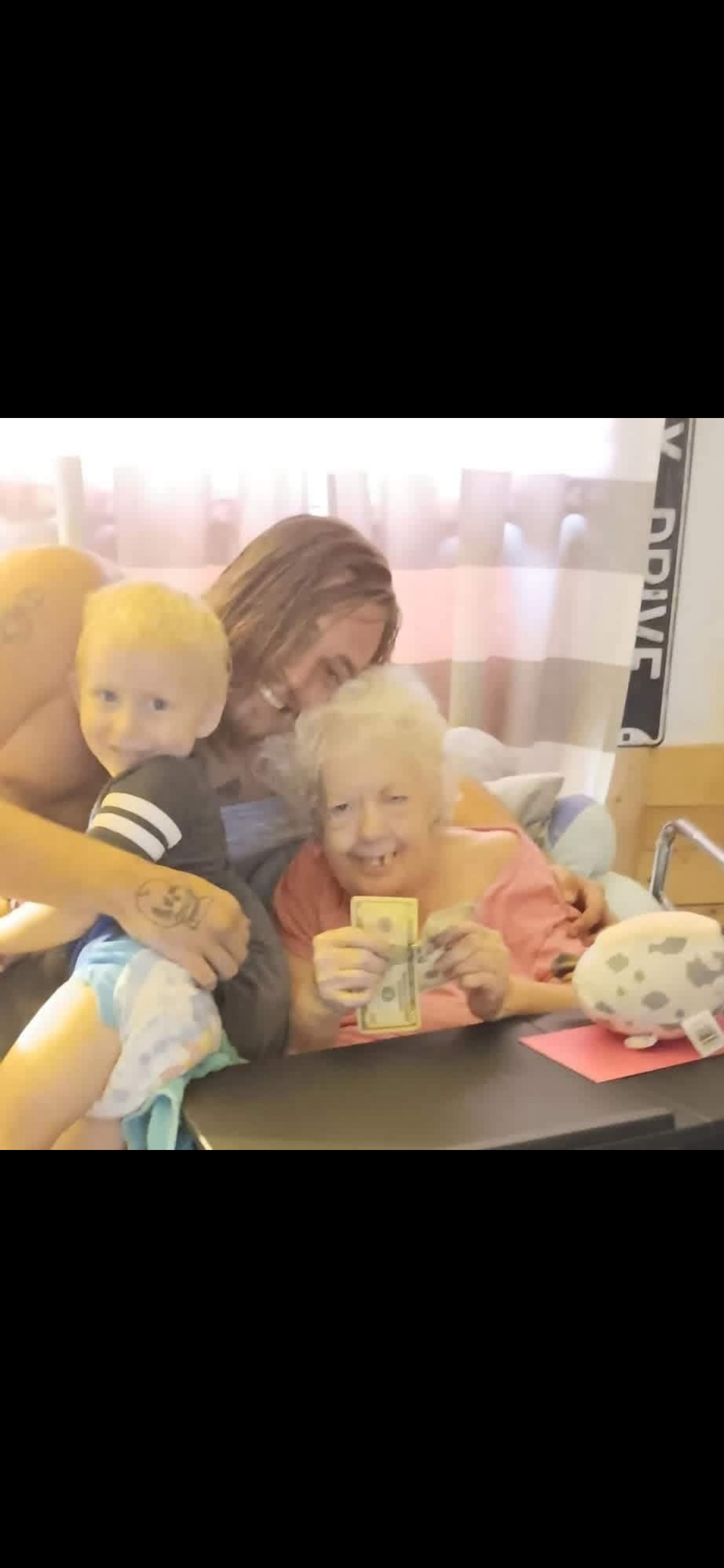 A man and woman with two children