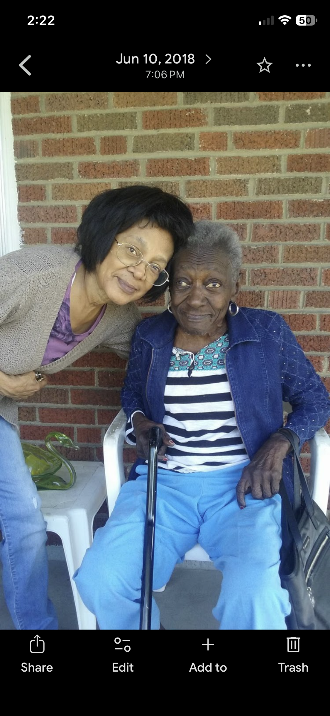 Two women posing for a picture