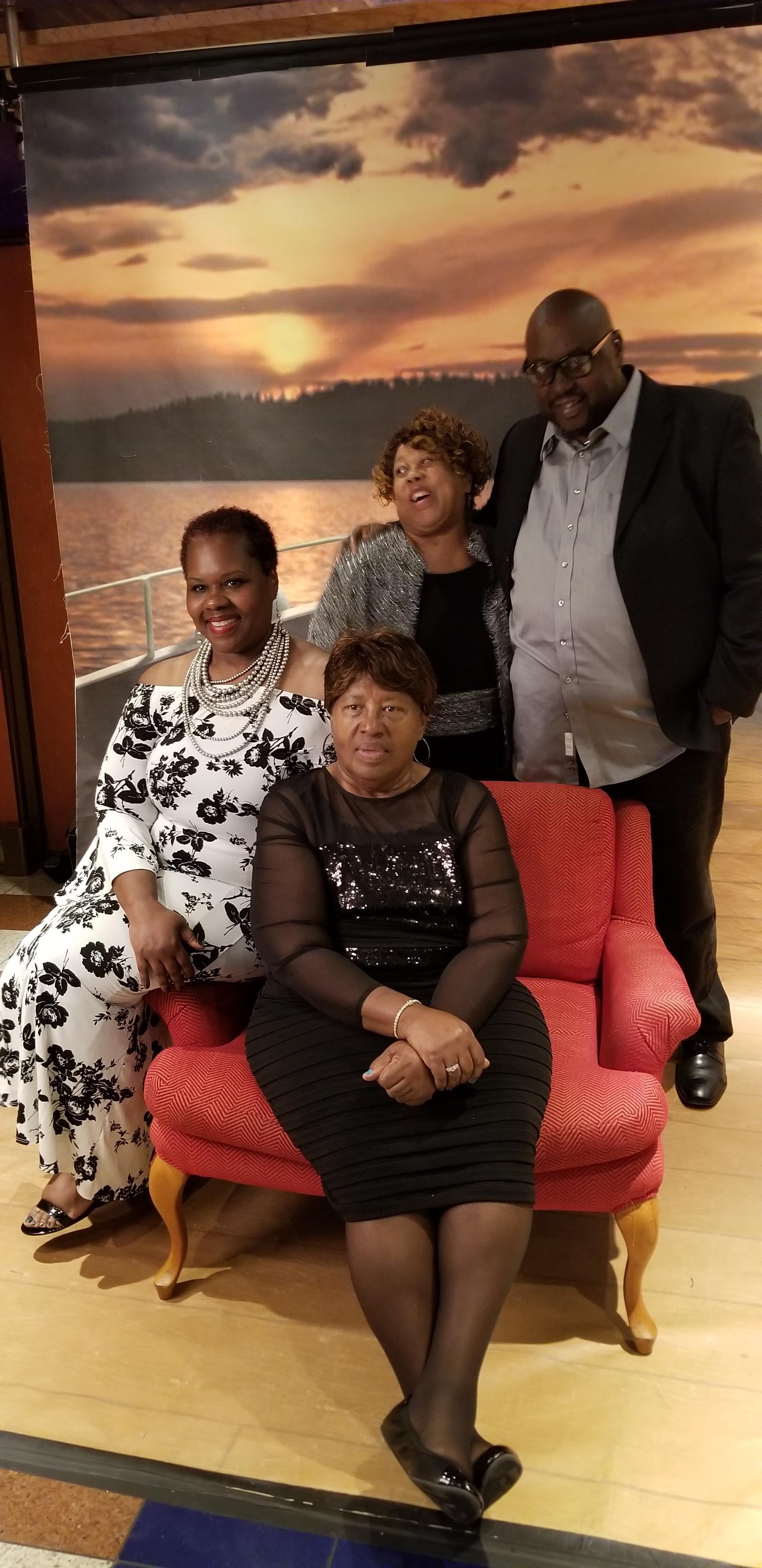 A group of people posing for a photo