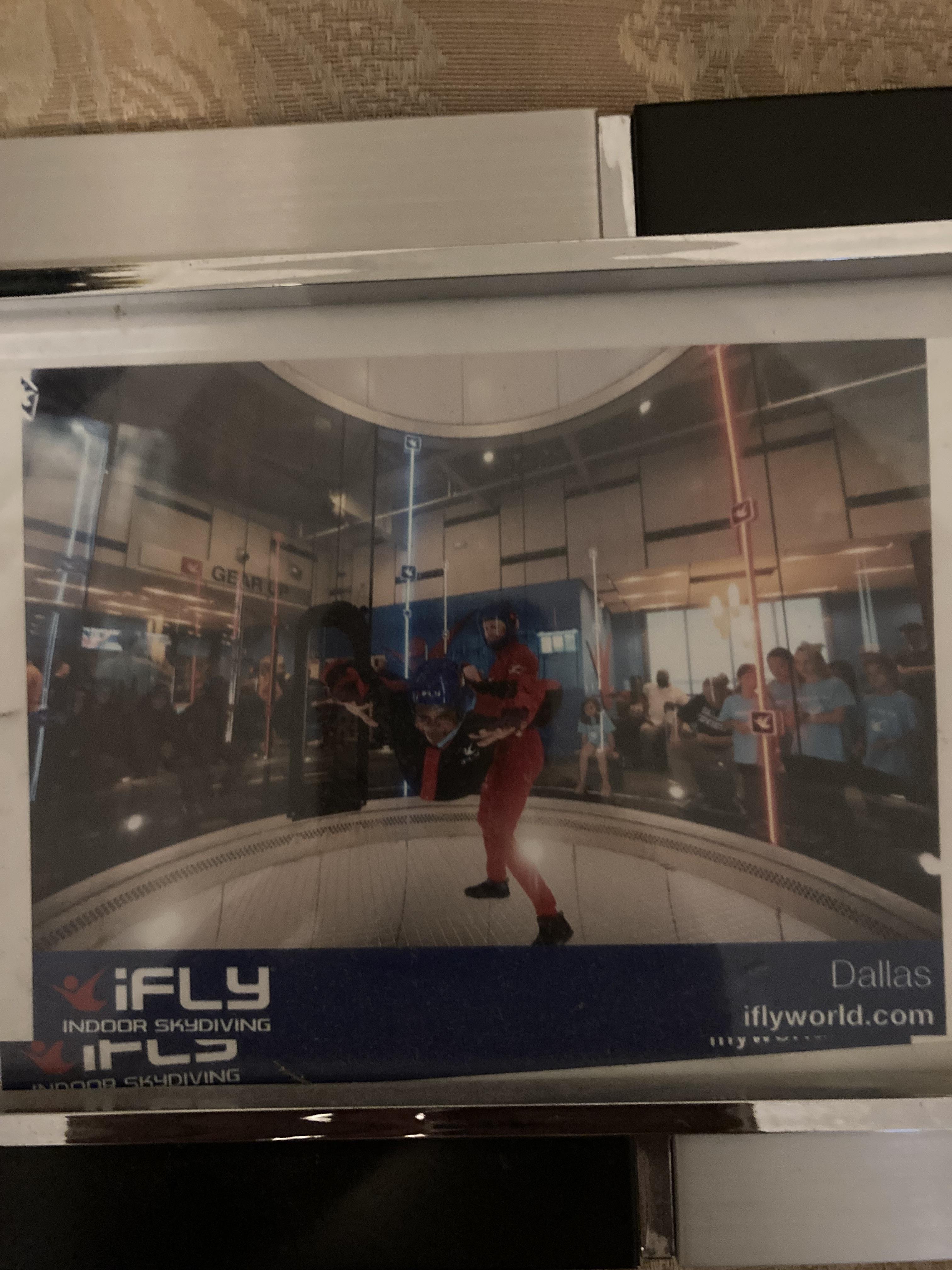 A picture of people in a frame