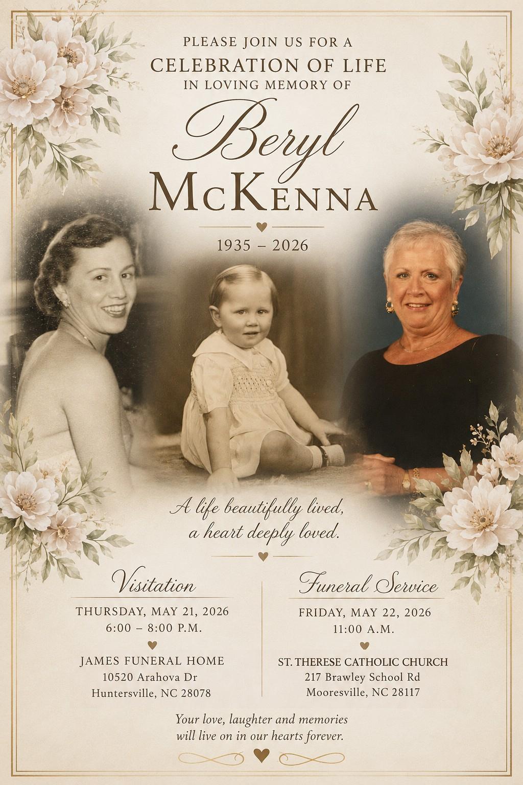 A poster of a family