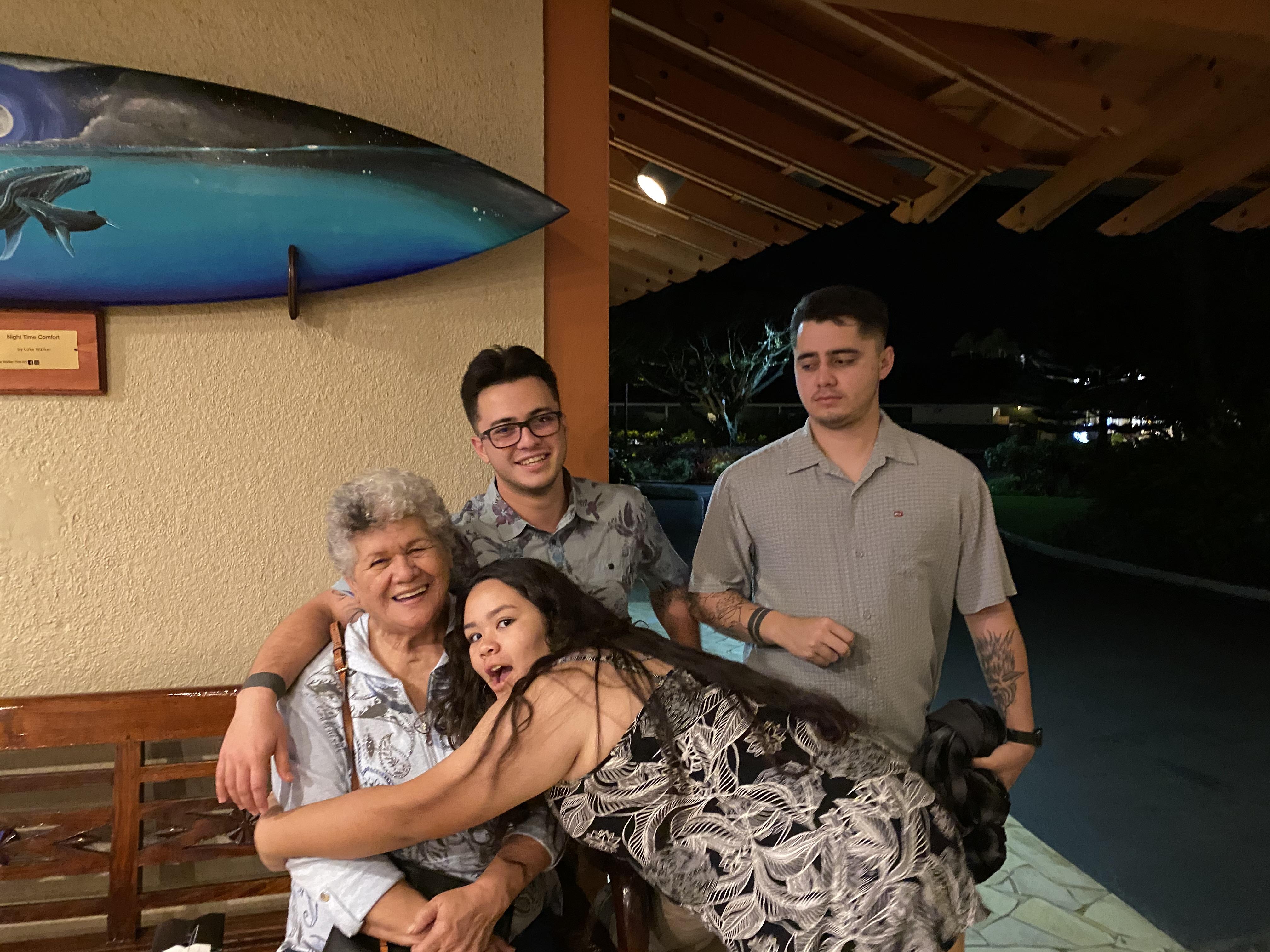 A group of people posing for a photo