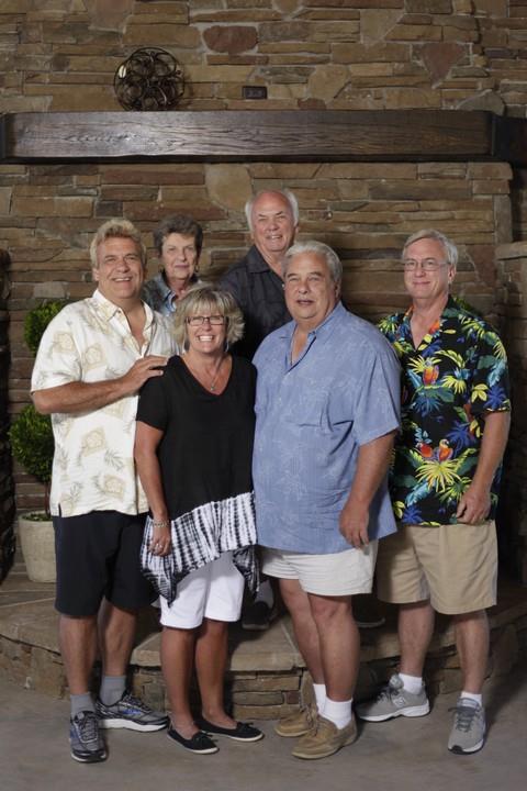 A group of people posing for a photo