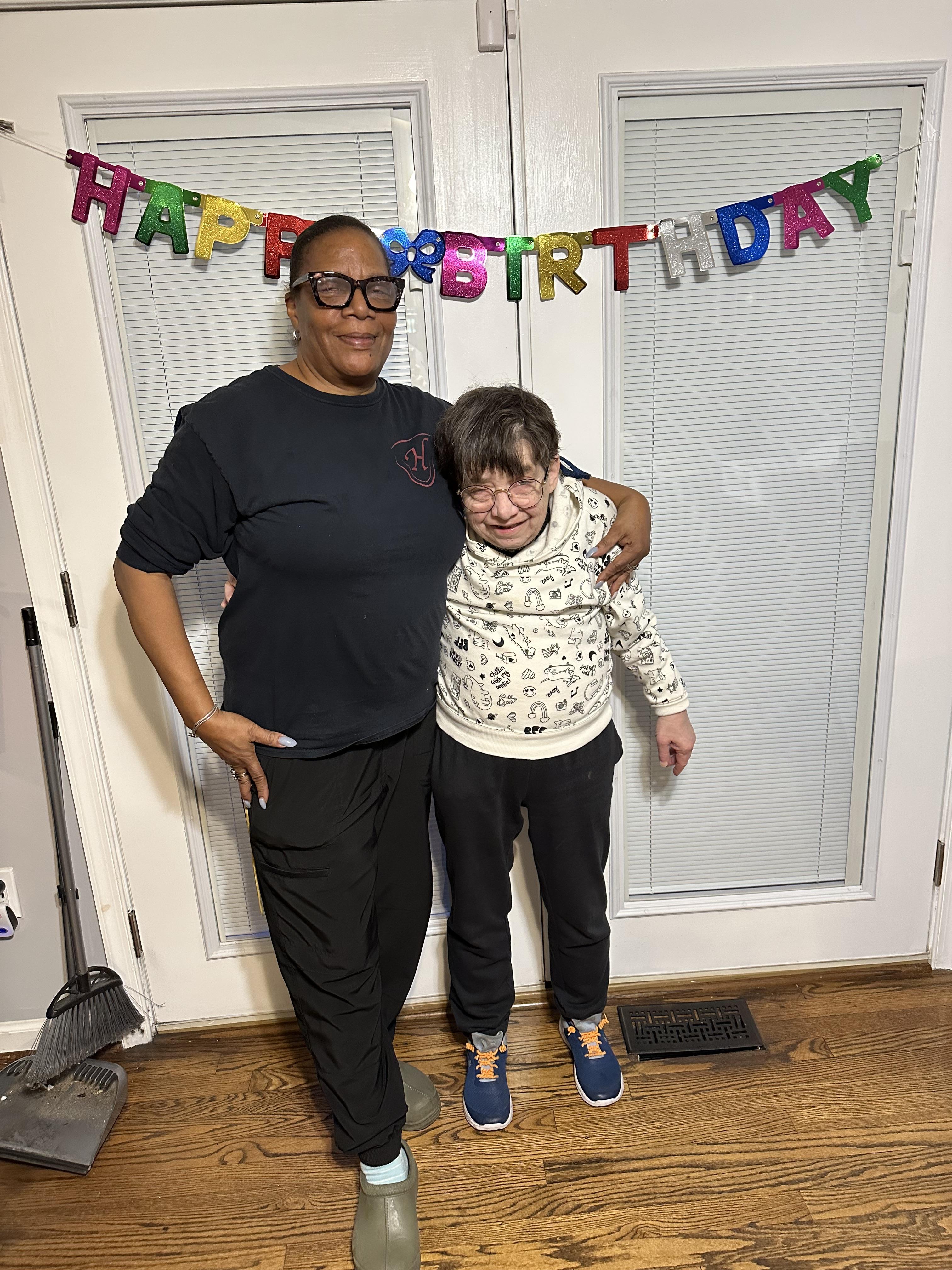 A woman and child posing for a picture