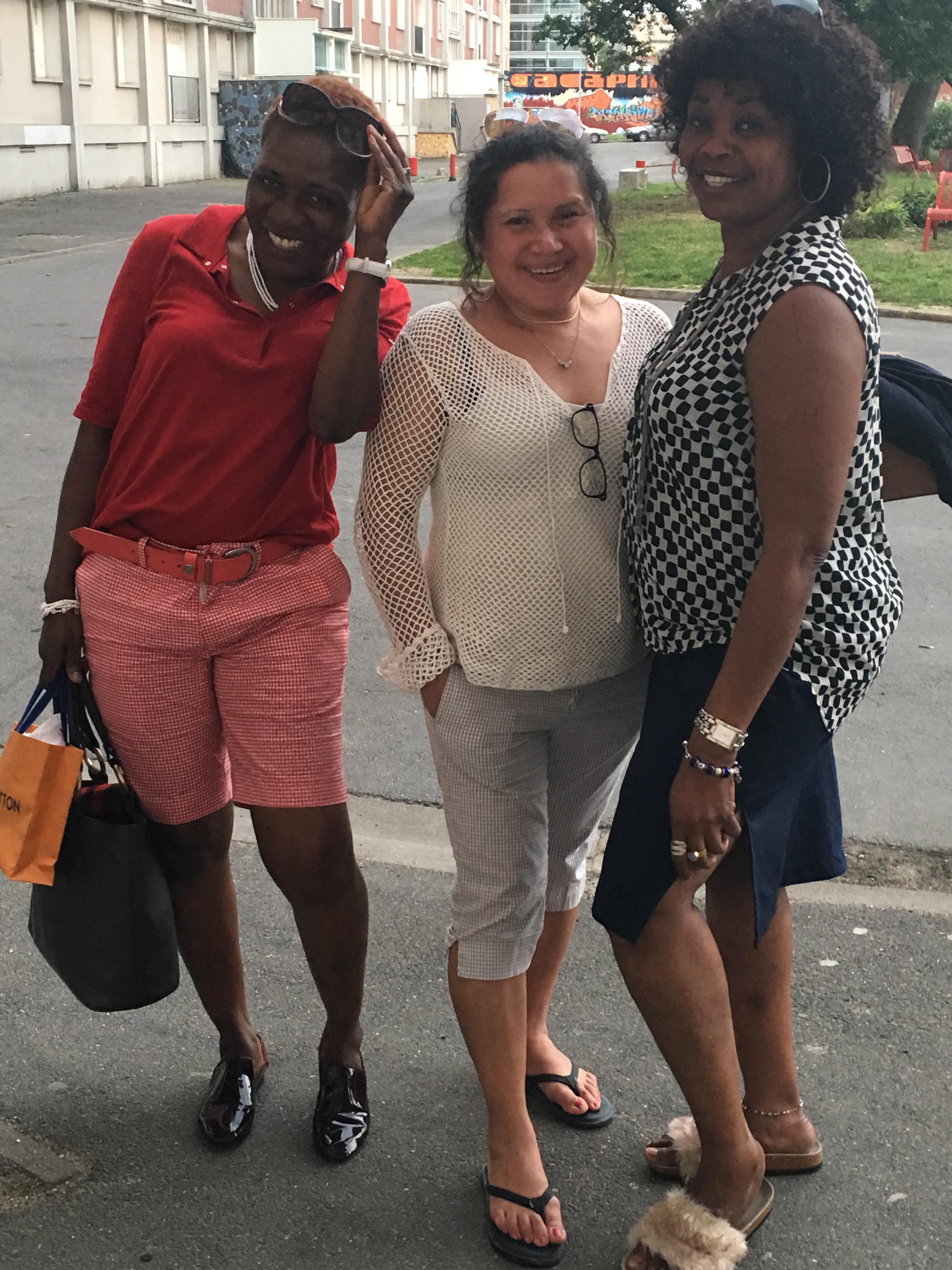 A group of women posing for a picture