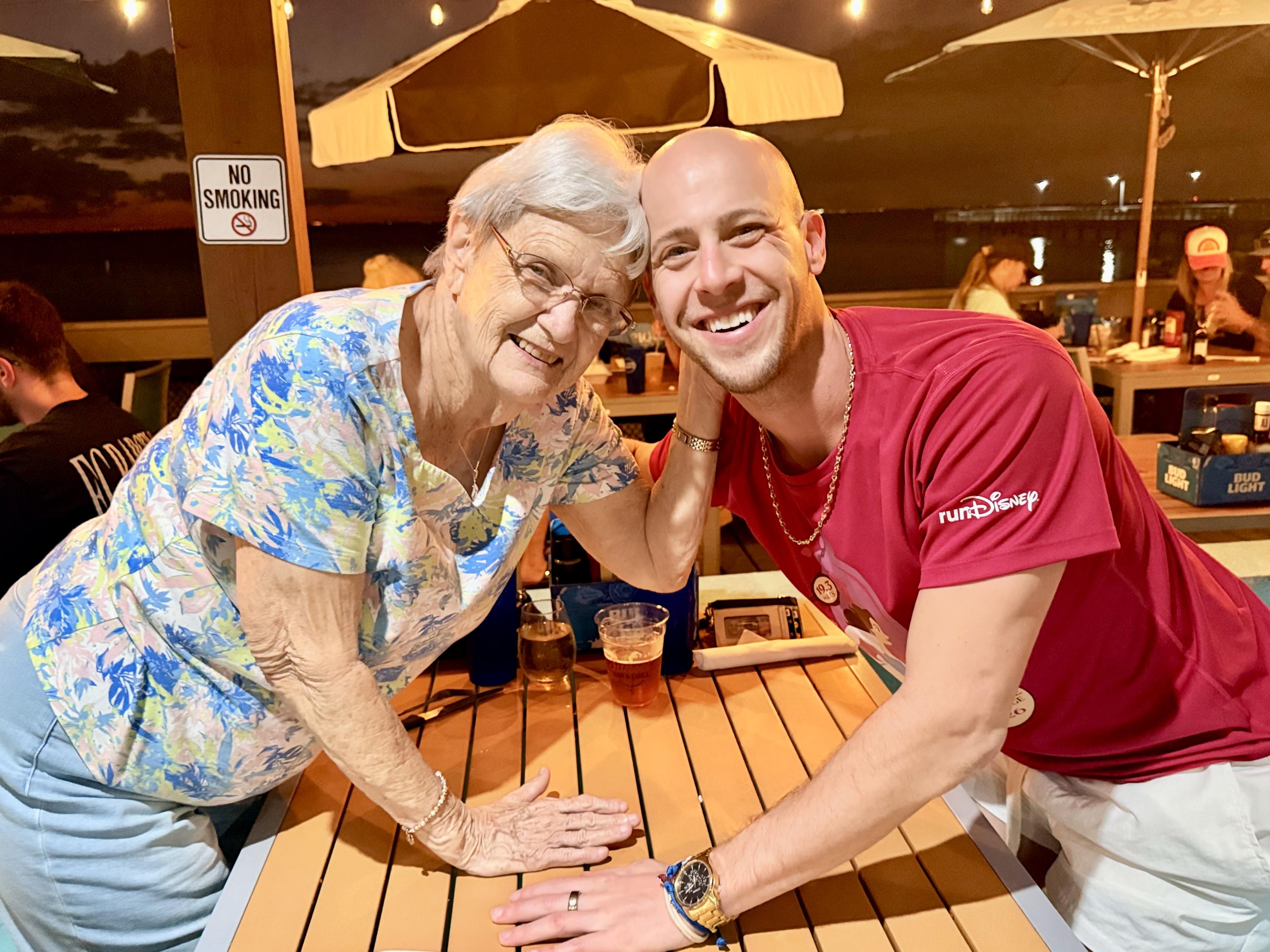 A man and woman posing for a picture