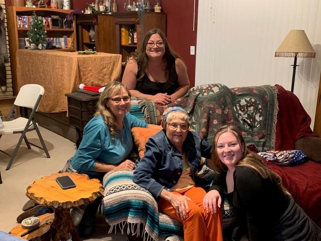 A group of women sitting on a couch