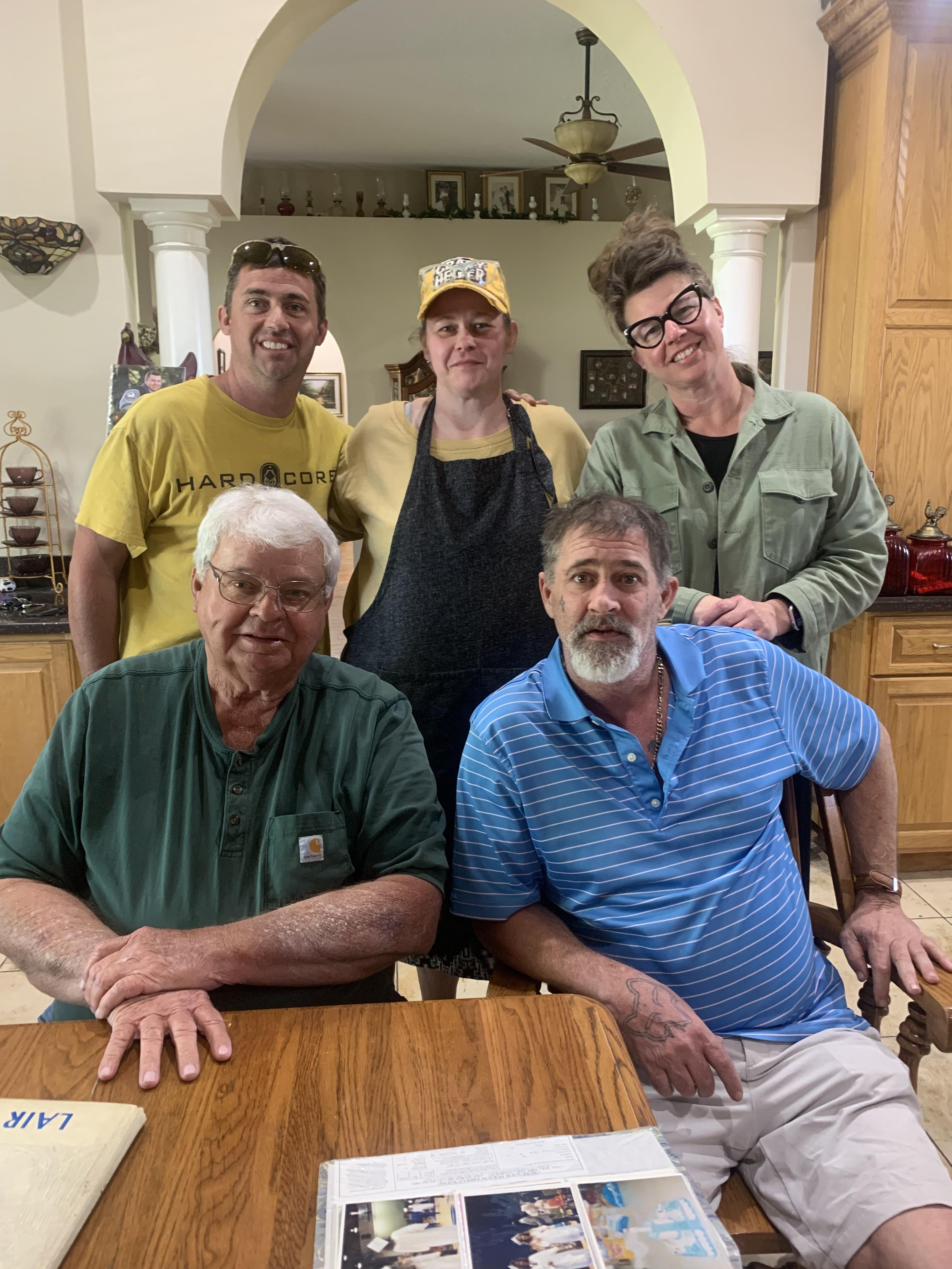 A group of people posing for a photo