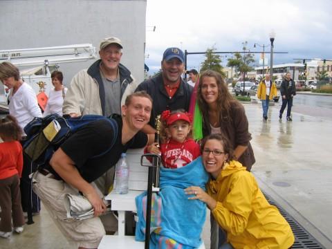 A group of people posing for a photo