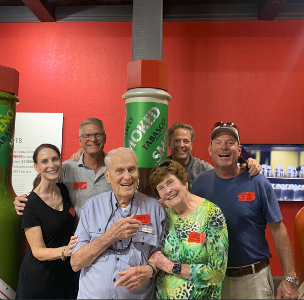 A group of people posing for a photo