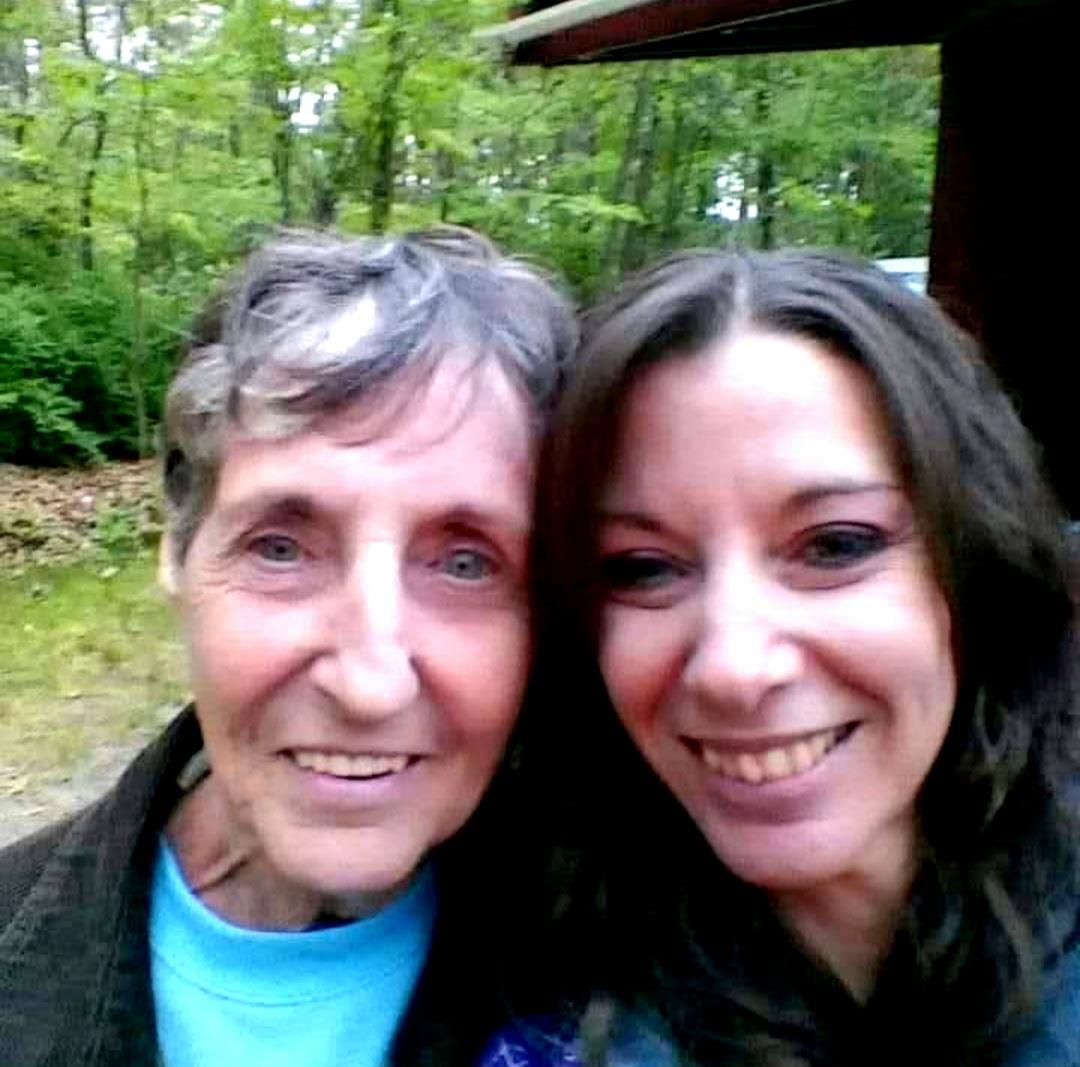 Two women taking a selfie