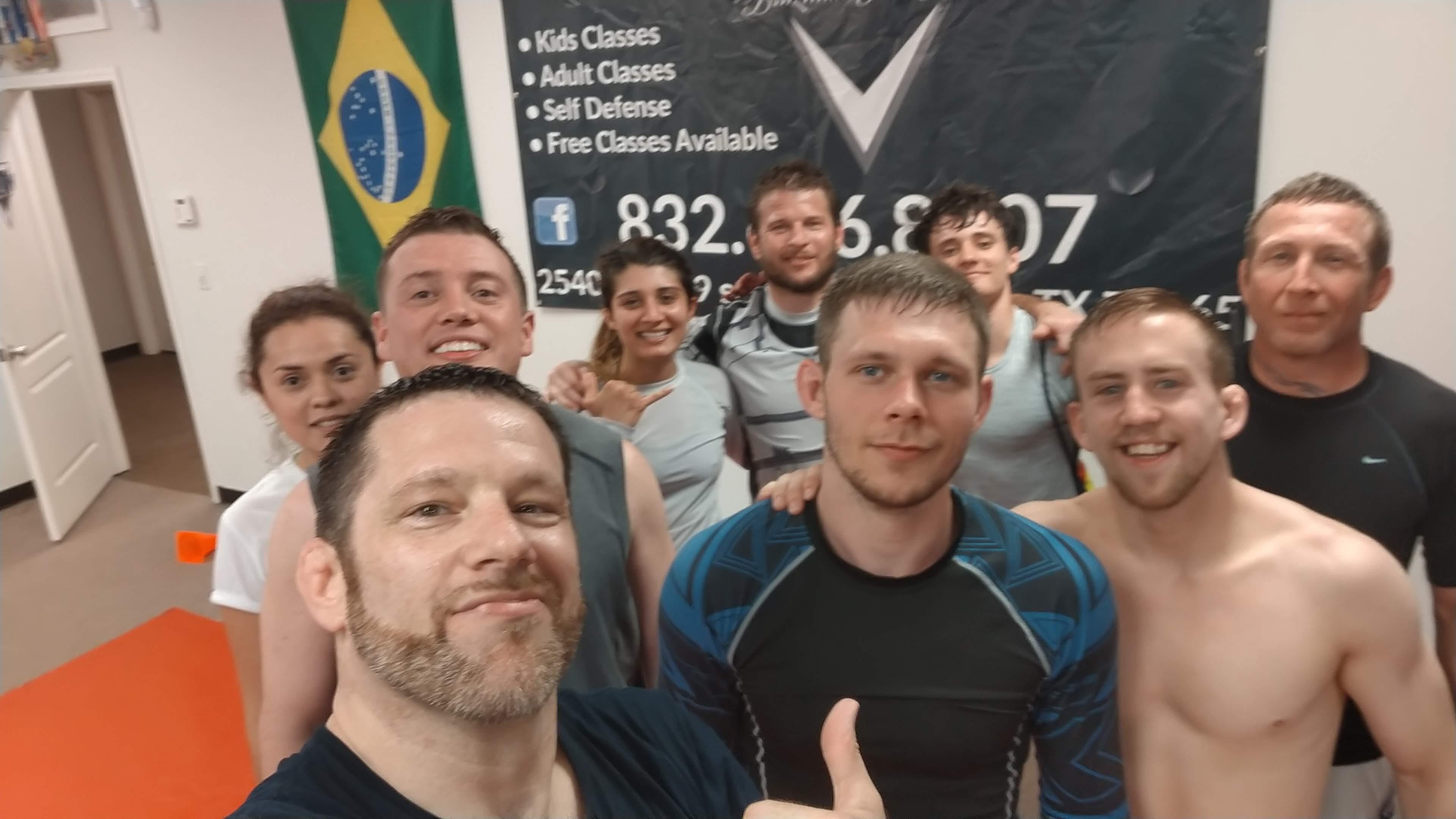 A group of people posing for a photo