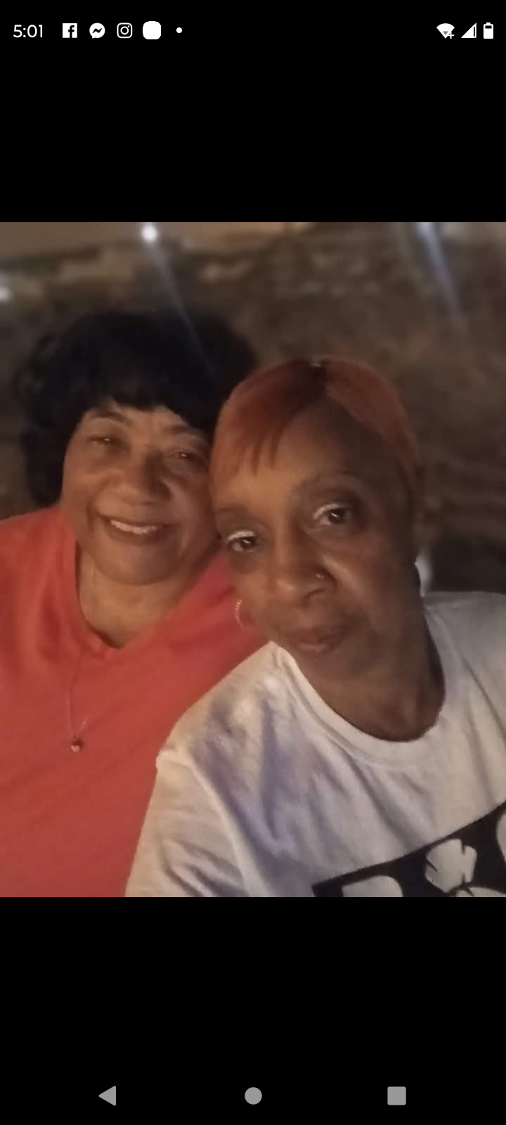 Two women taking a selfie