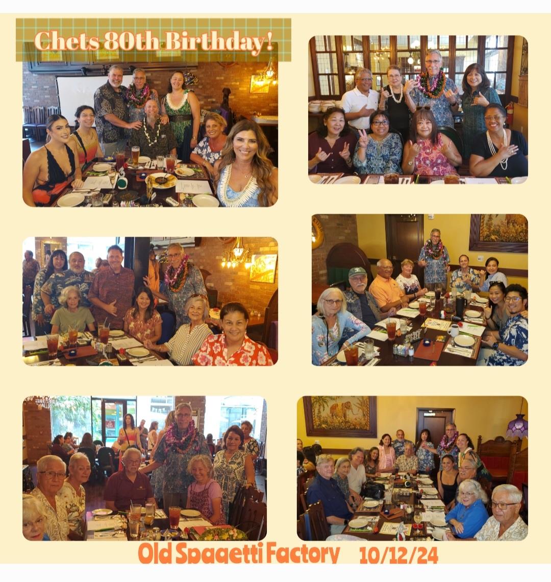 A collage of a group of people
