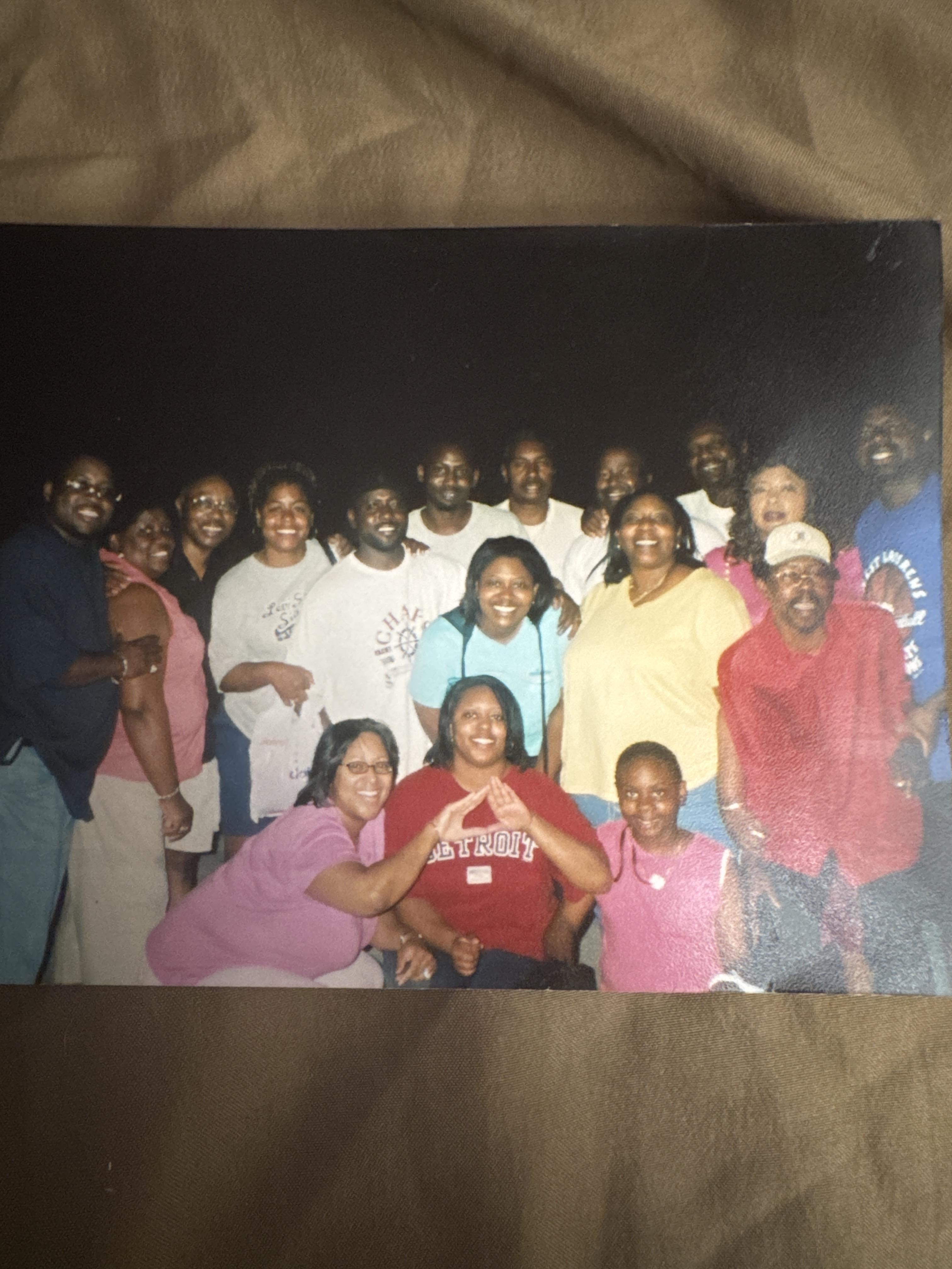 A group of people posing for a photo