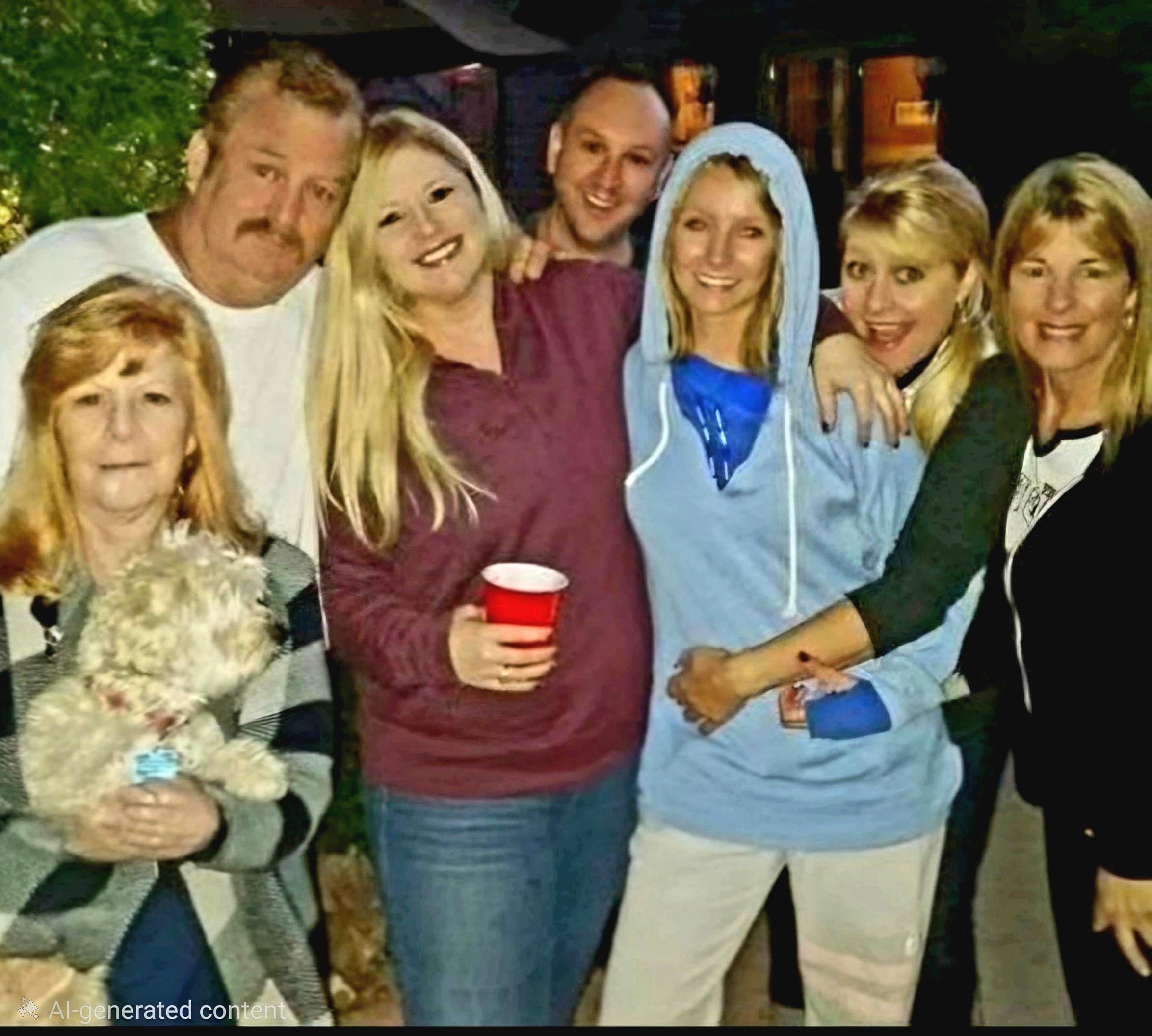 A group of people posing for a photo