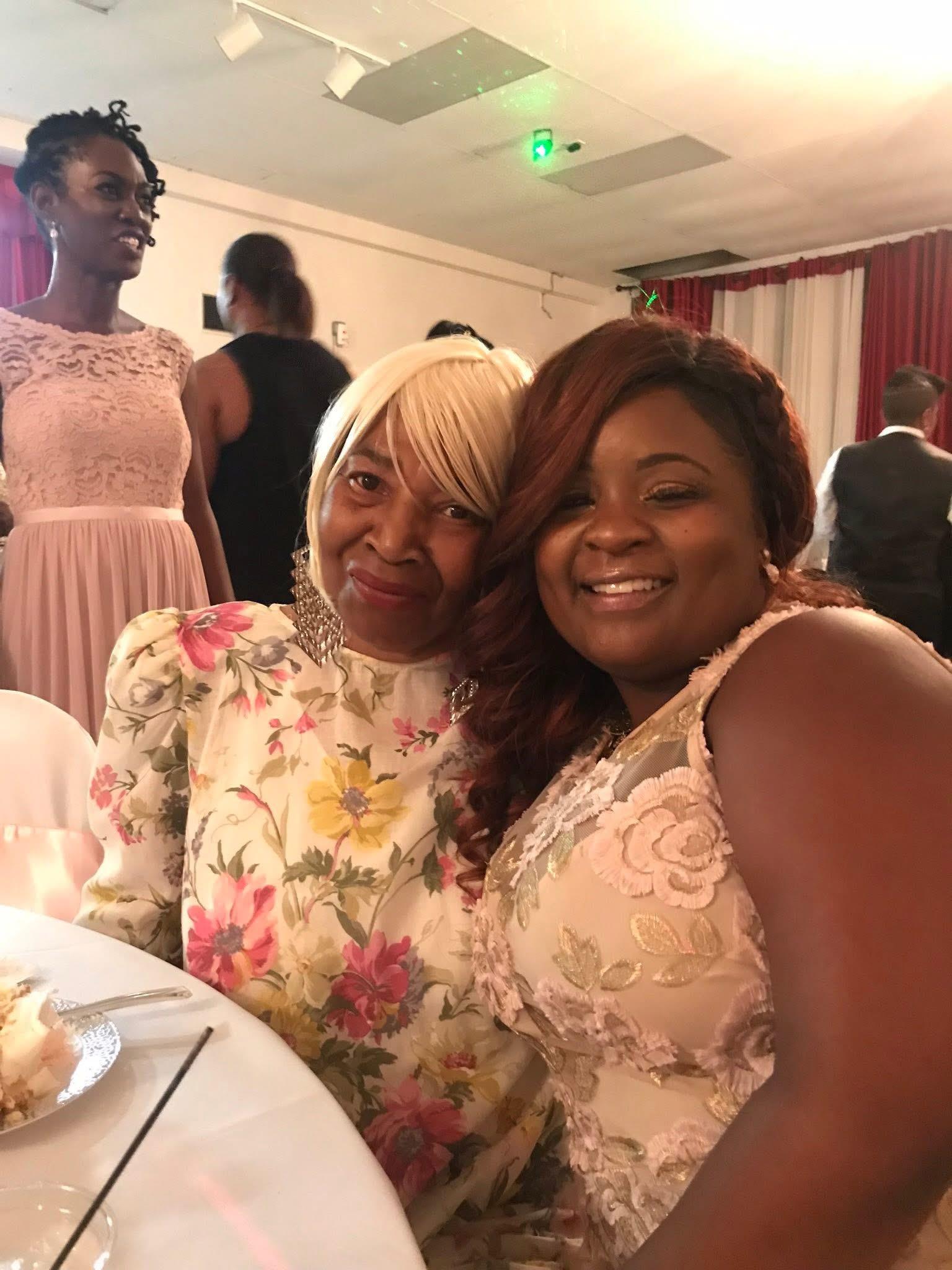 Two women posing for a picture