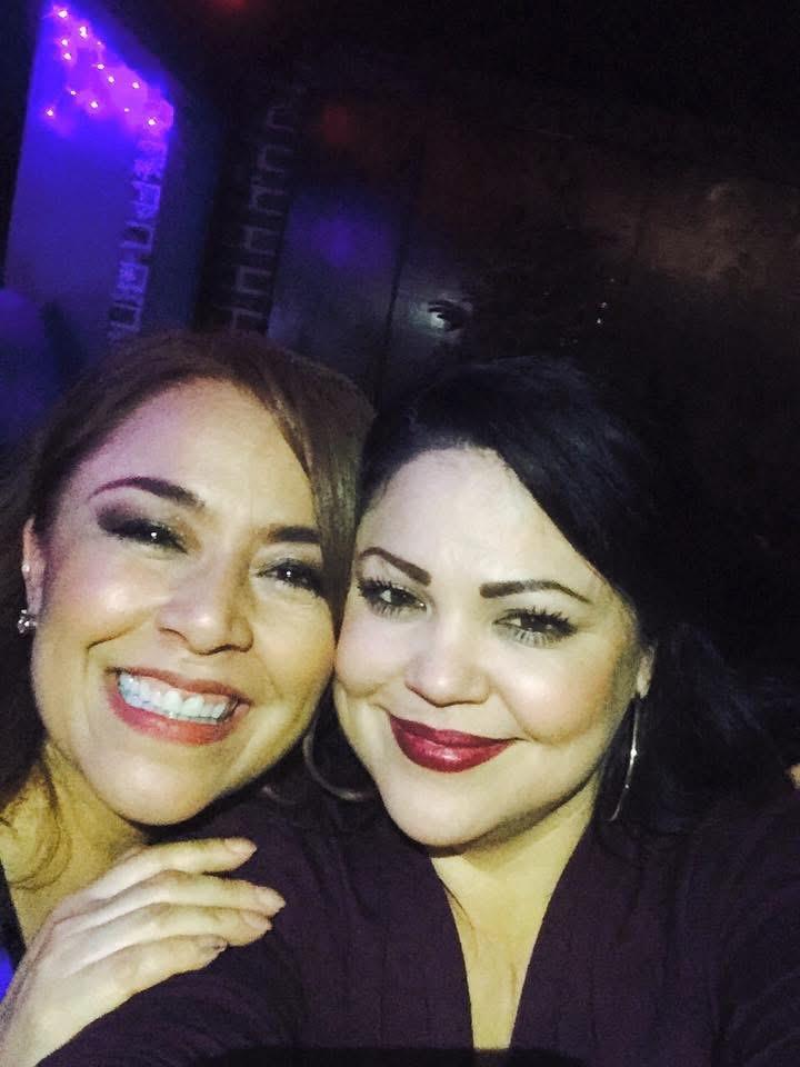 Two women taking a selfie