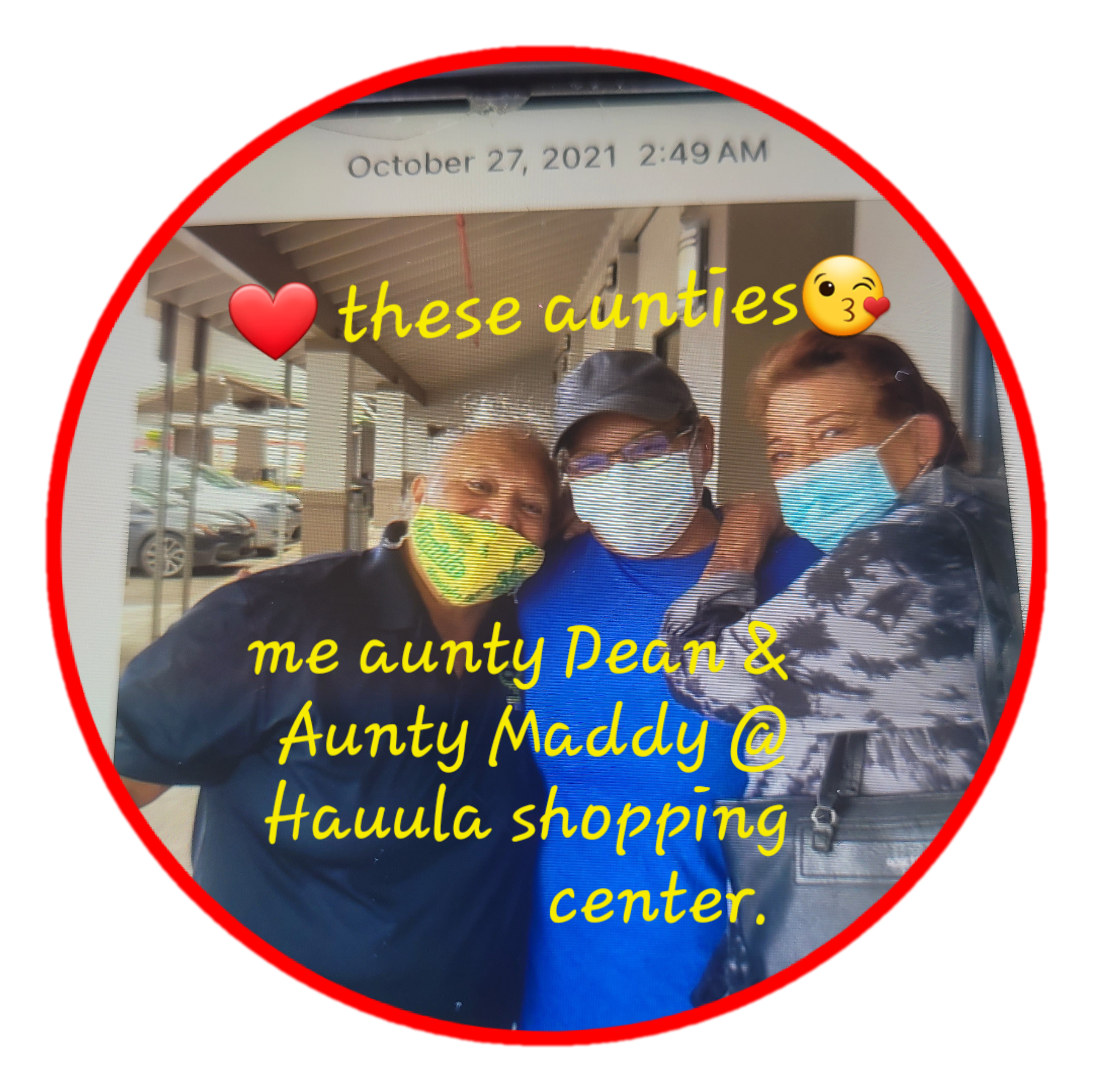 A group of people wearing face masks