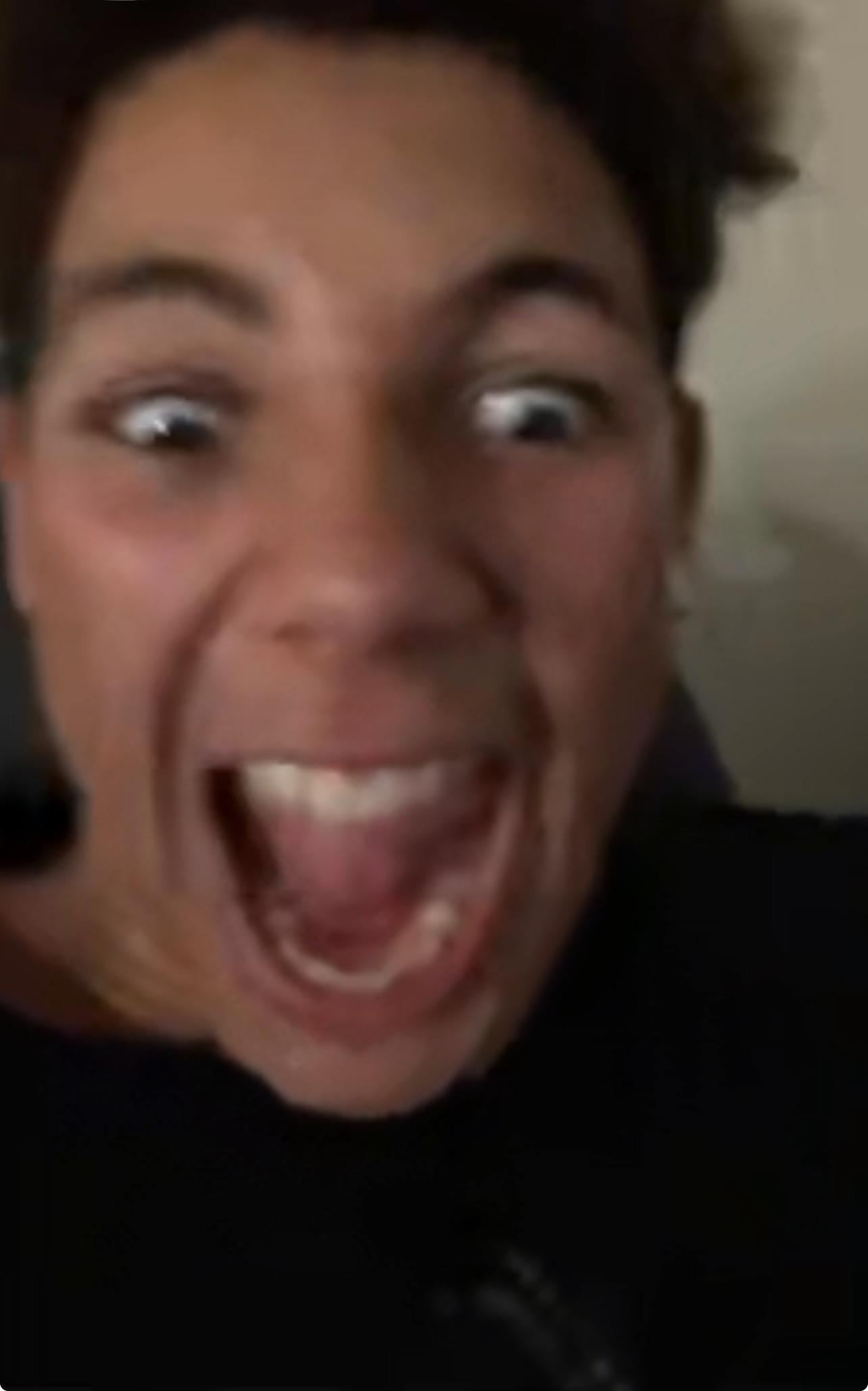 A man making a face for the camera