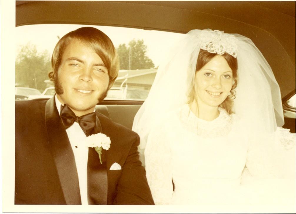 A man and woman in a car