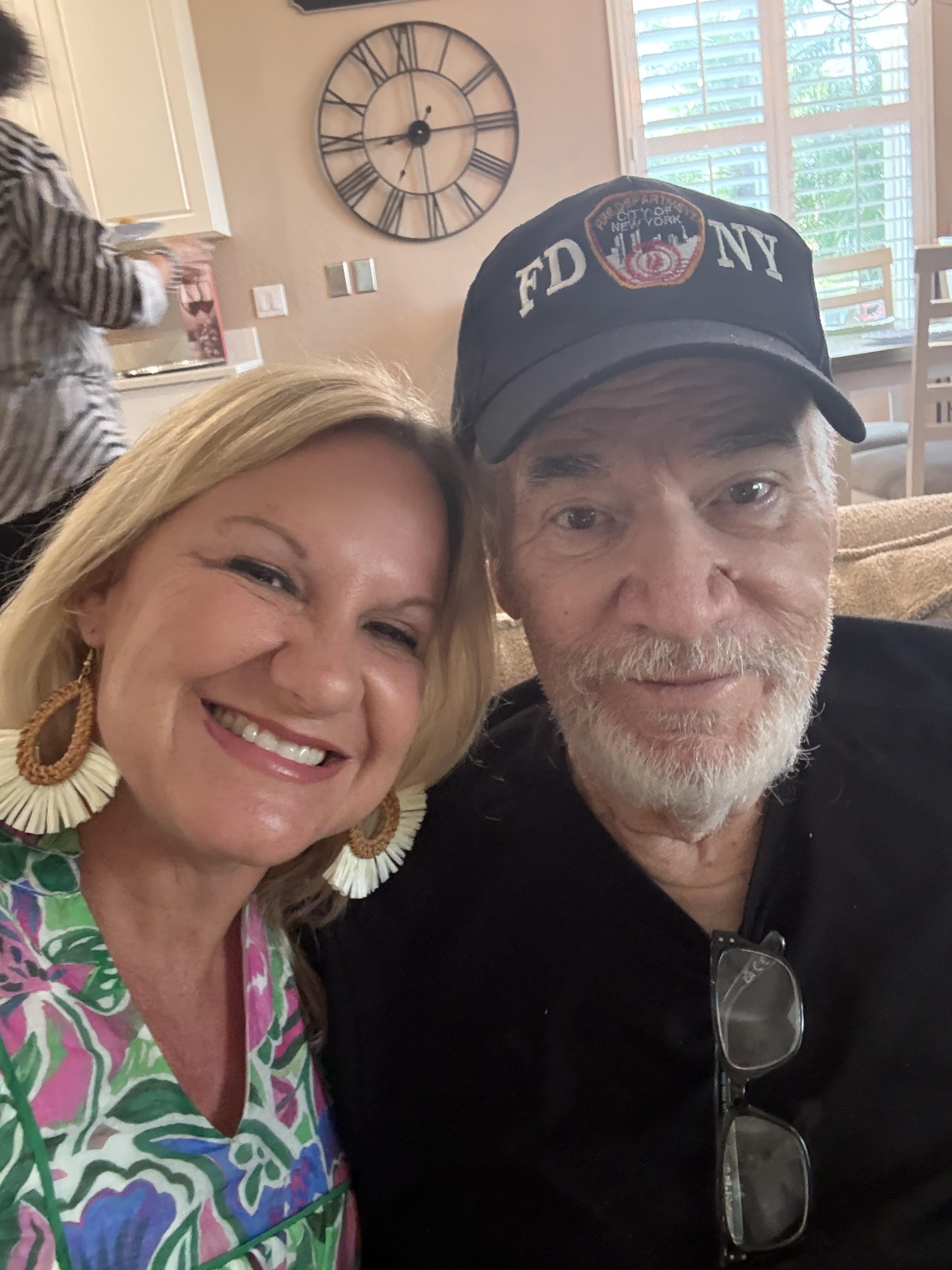 A man and woman taking a selfie