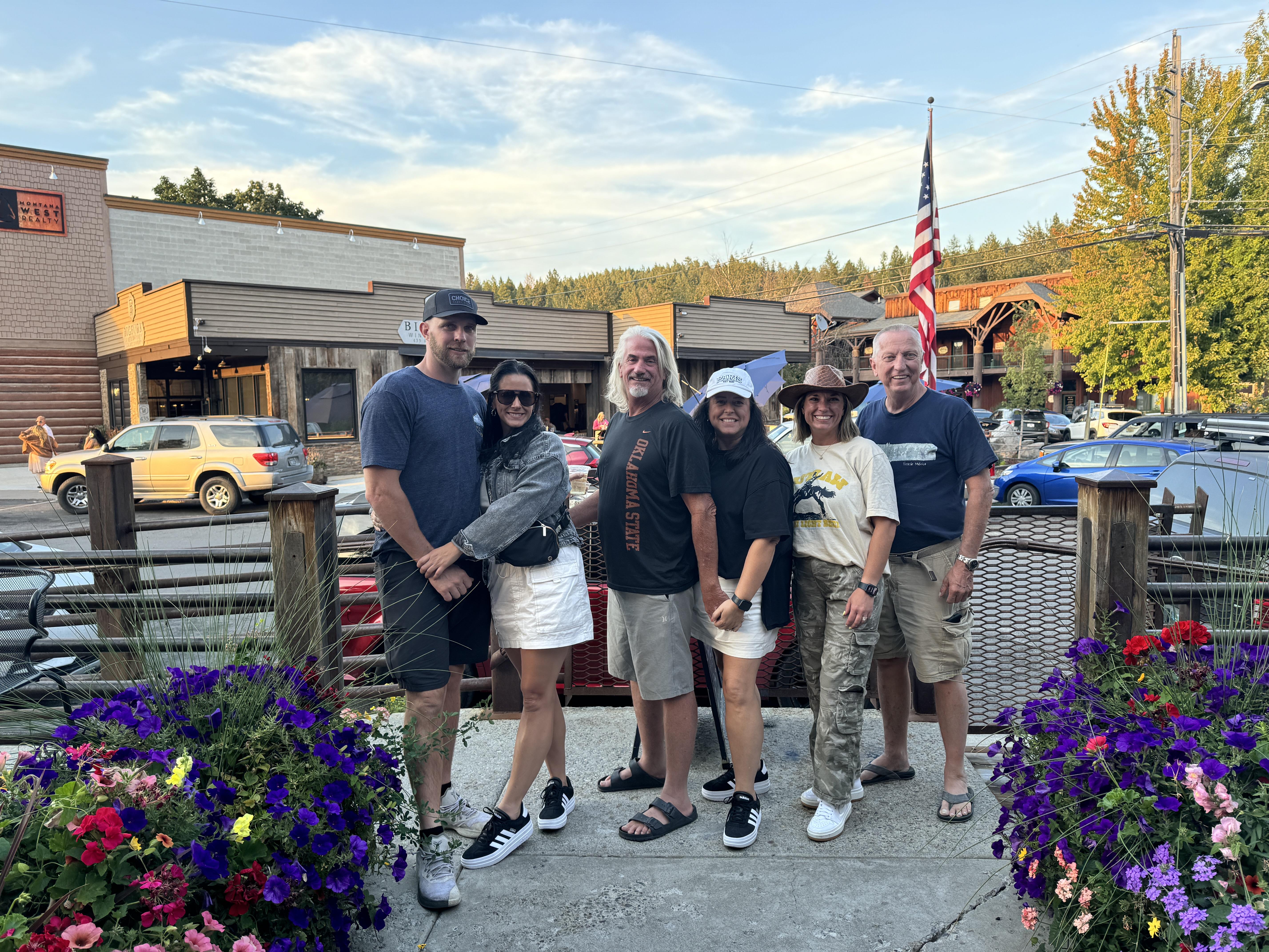 A group of people posing for a photo