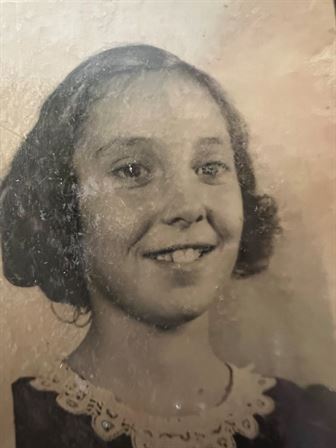 A close-up of a woman