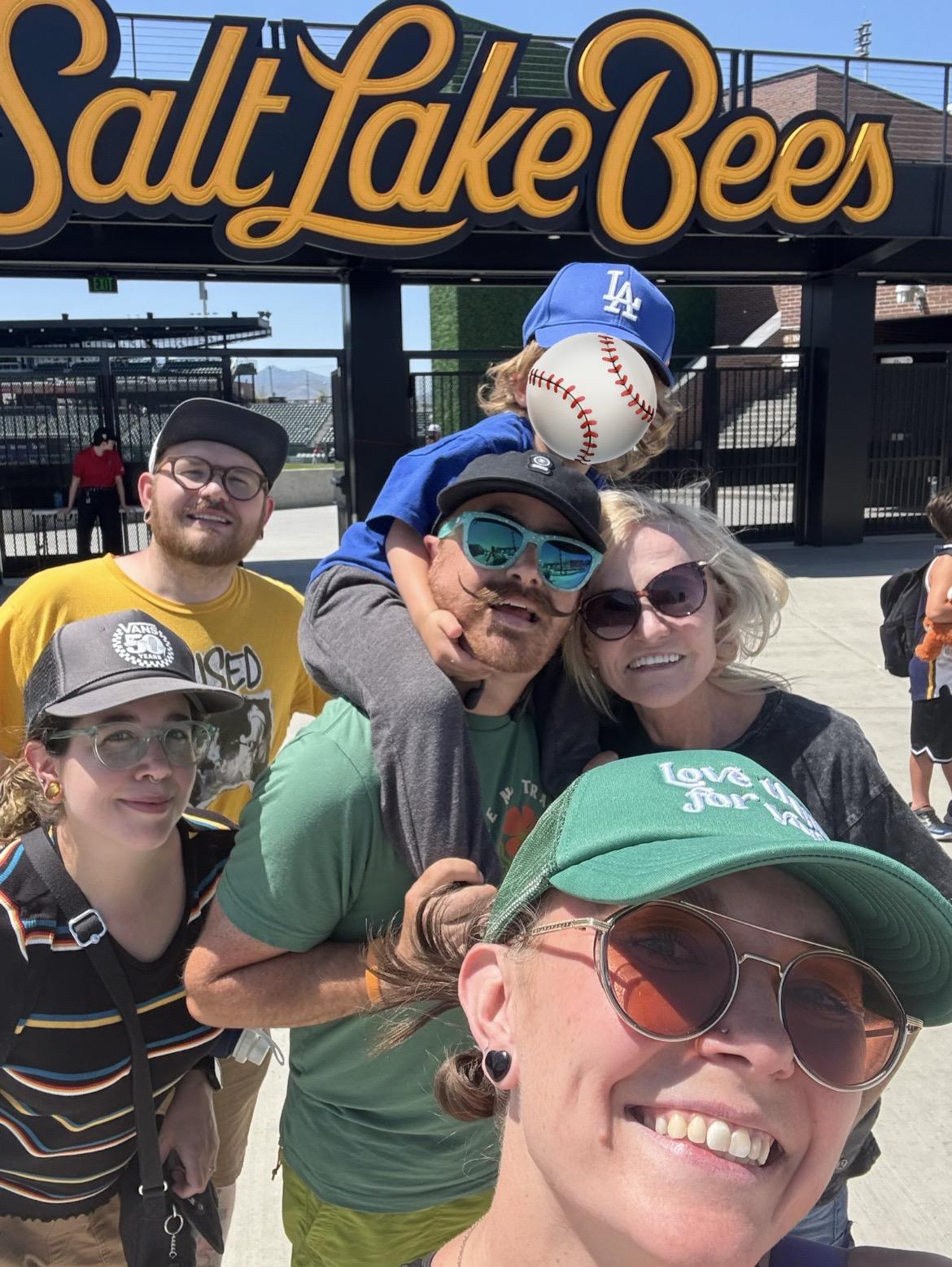 A group of people posing for a photo