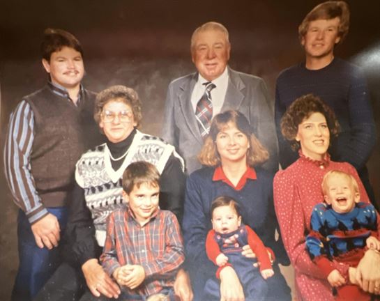 A group of people posing for a photo