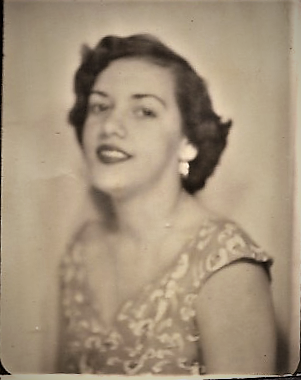 A woman in a dress