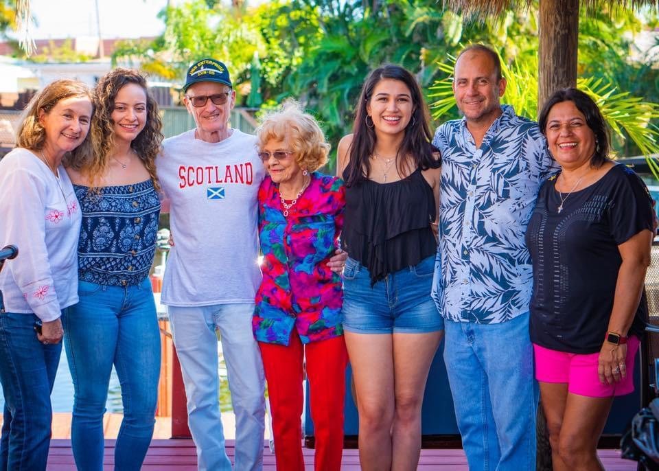 A group of people posing for a photo