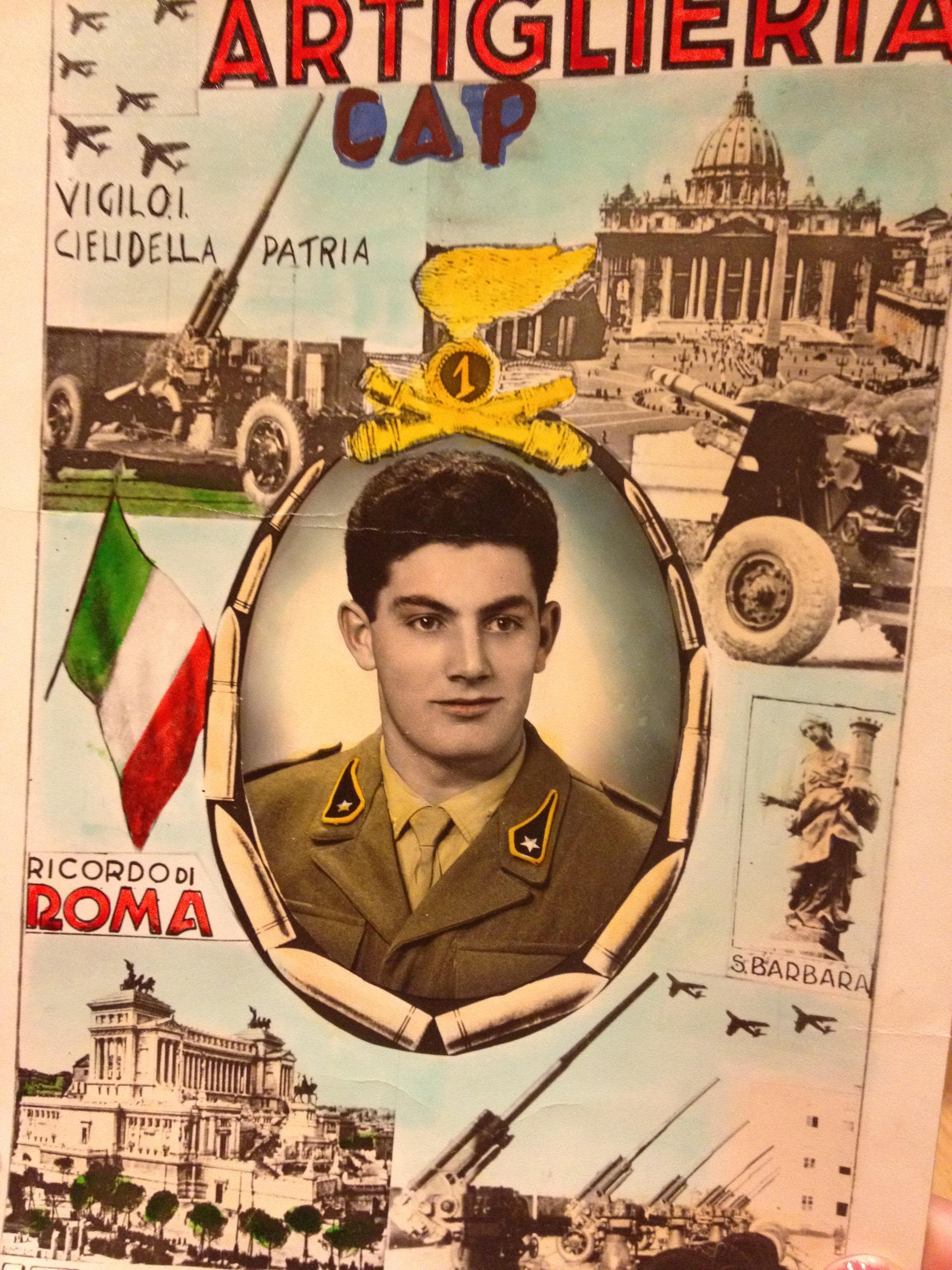 A poster with a man in uniform