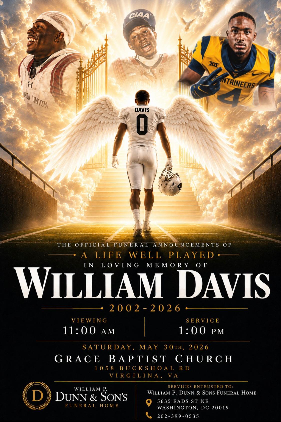 A poster for a funeral