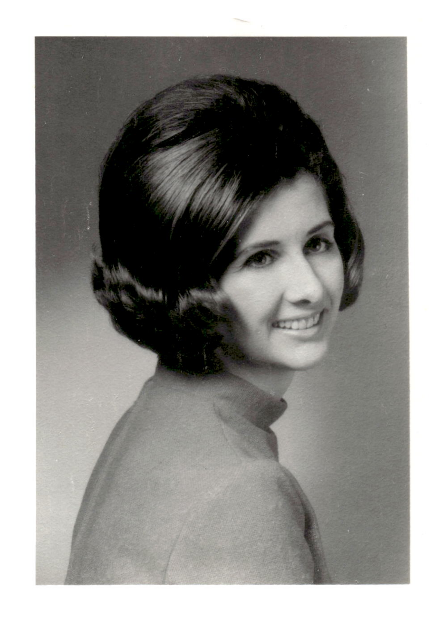 A woman with short hair
