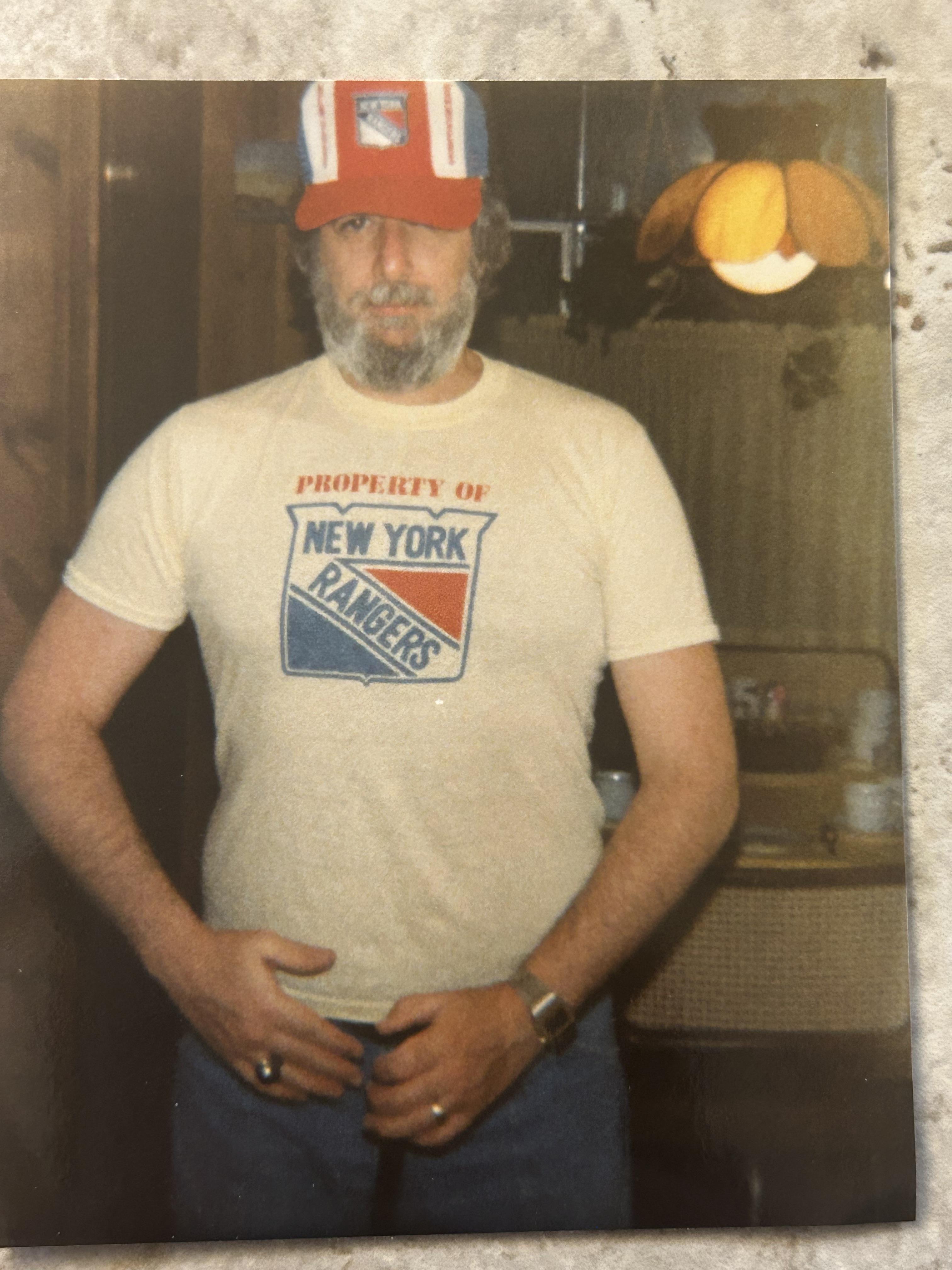 A man wearing a baseball hat