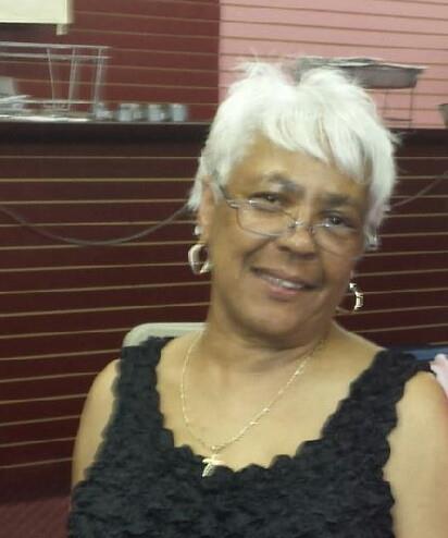 A woman smiling at the camera