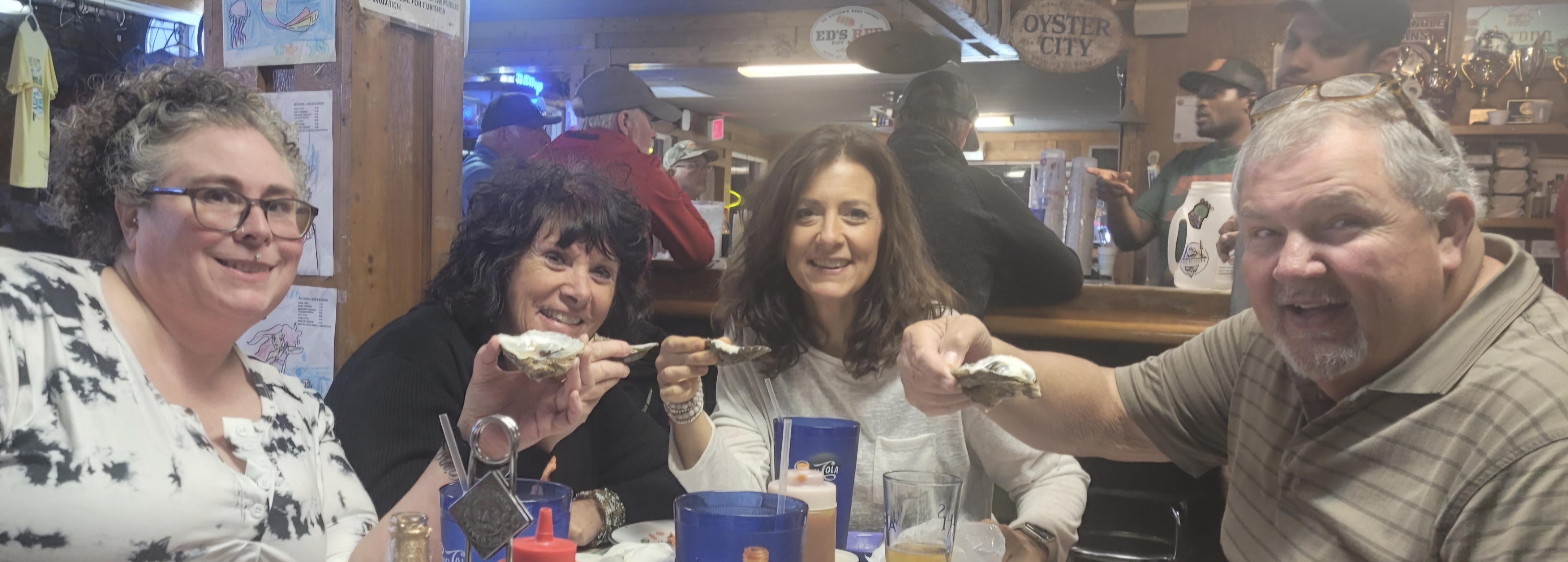 A group of women eating at a table