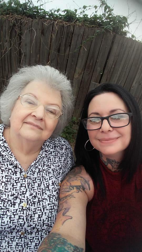 Two women taking a selfie