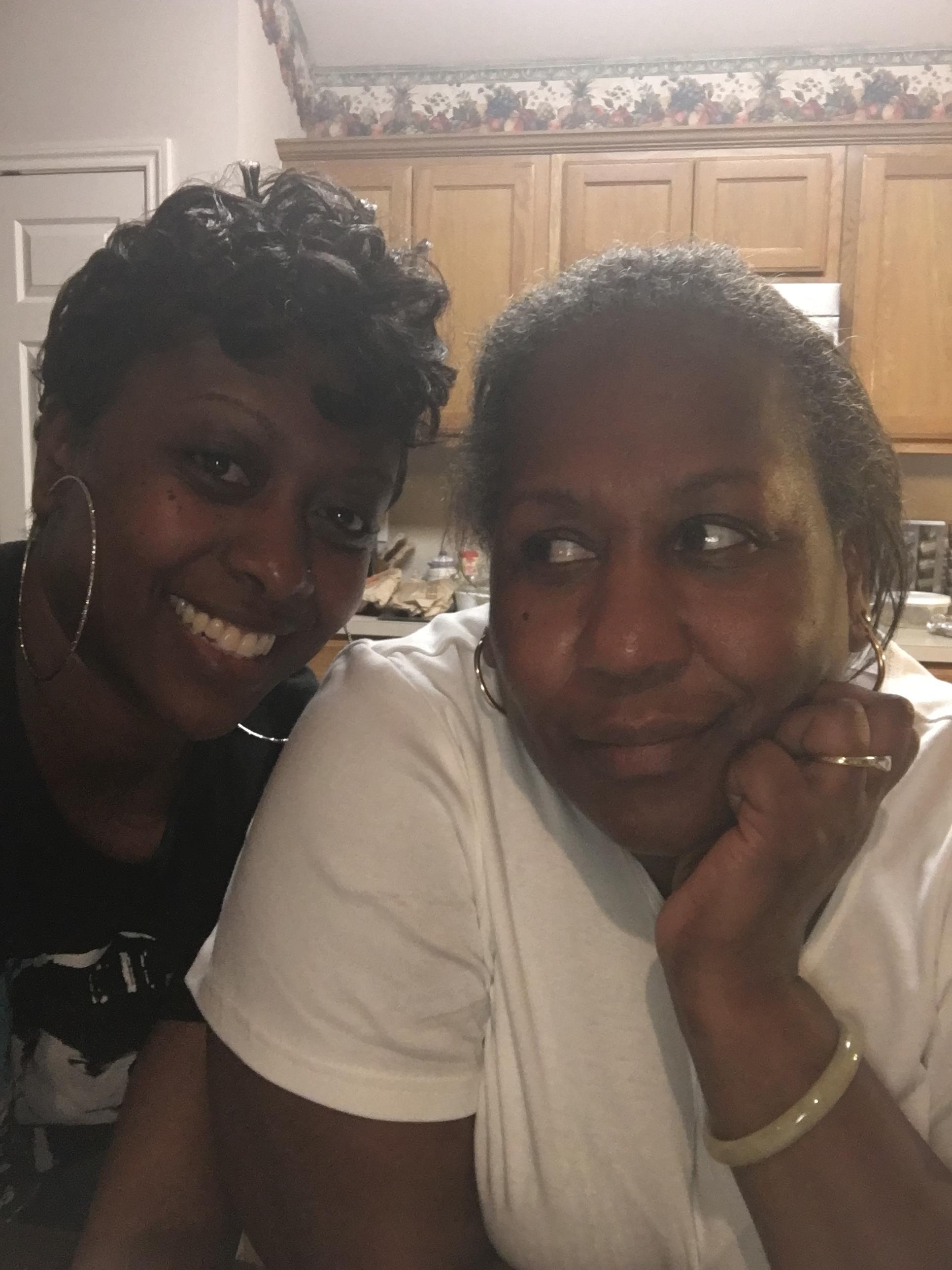 Two women in a kitchen