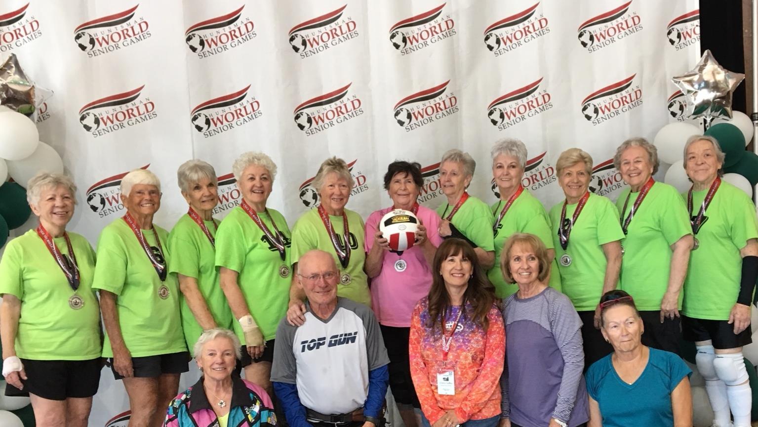 A group of people posing for a photo