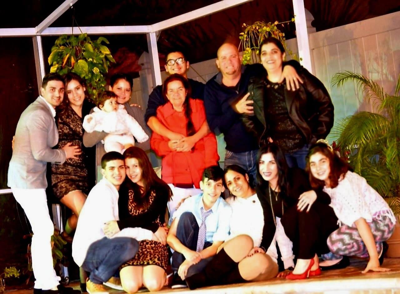 A group of people posing for a photo