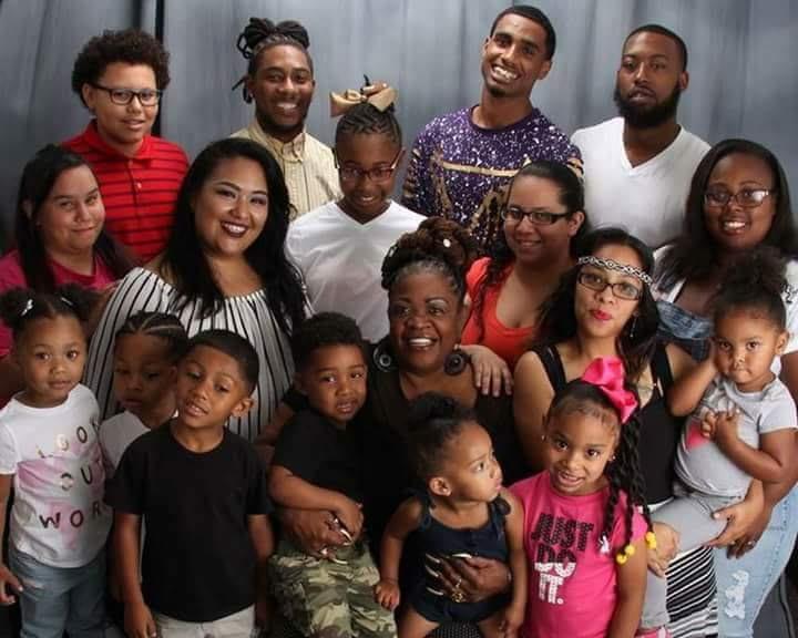 A group of people posing for a photo