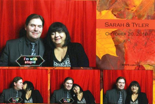 A collage of a man and woman