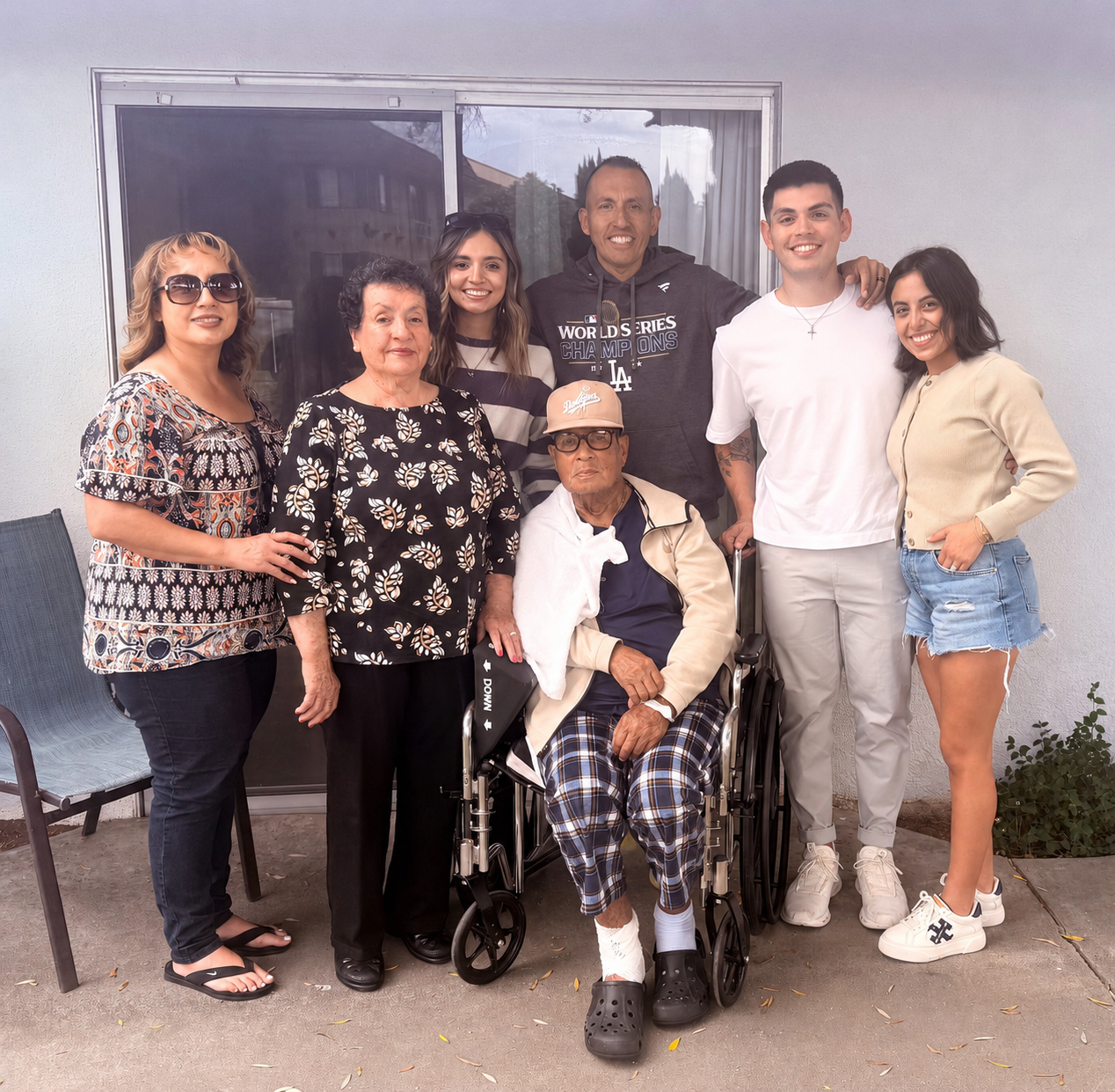 A group of people posing for a photo